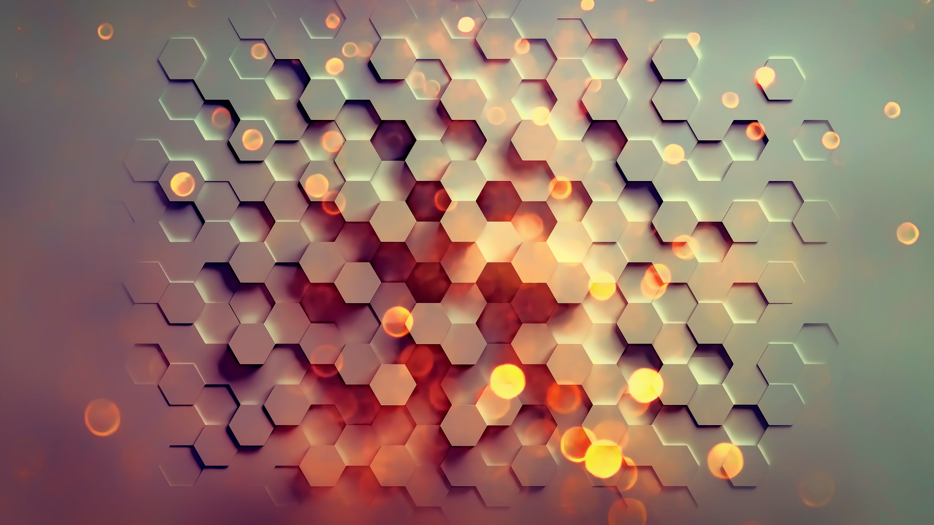 nature, large group of objects, backgrounds, abundance, hexagon, healthcare and medicine, connection, no people, circle, geometric shape, shape, close-up, HD Wallpaper