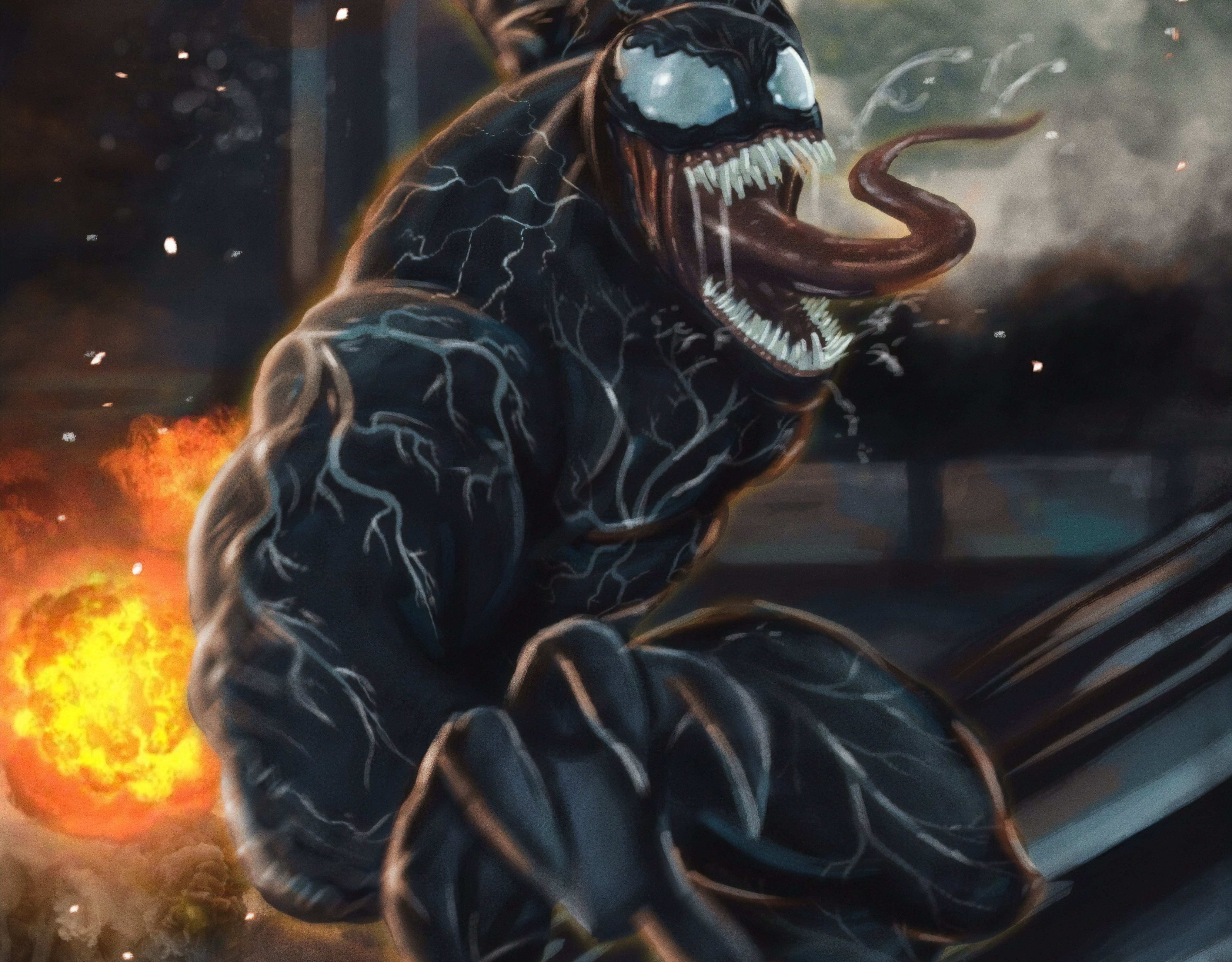 5K, Venom, Movie, HD Wallpaper