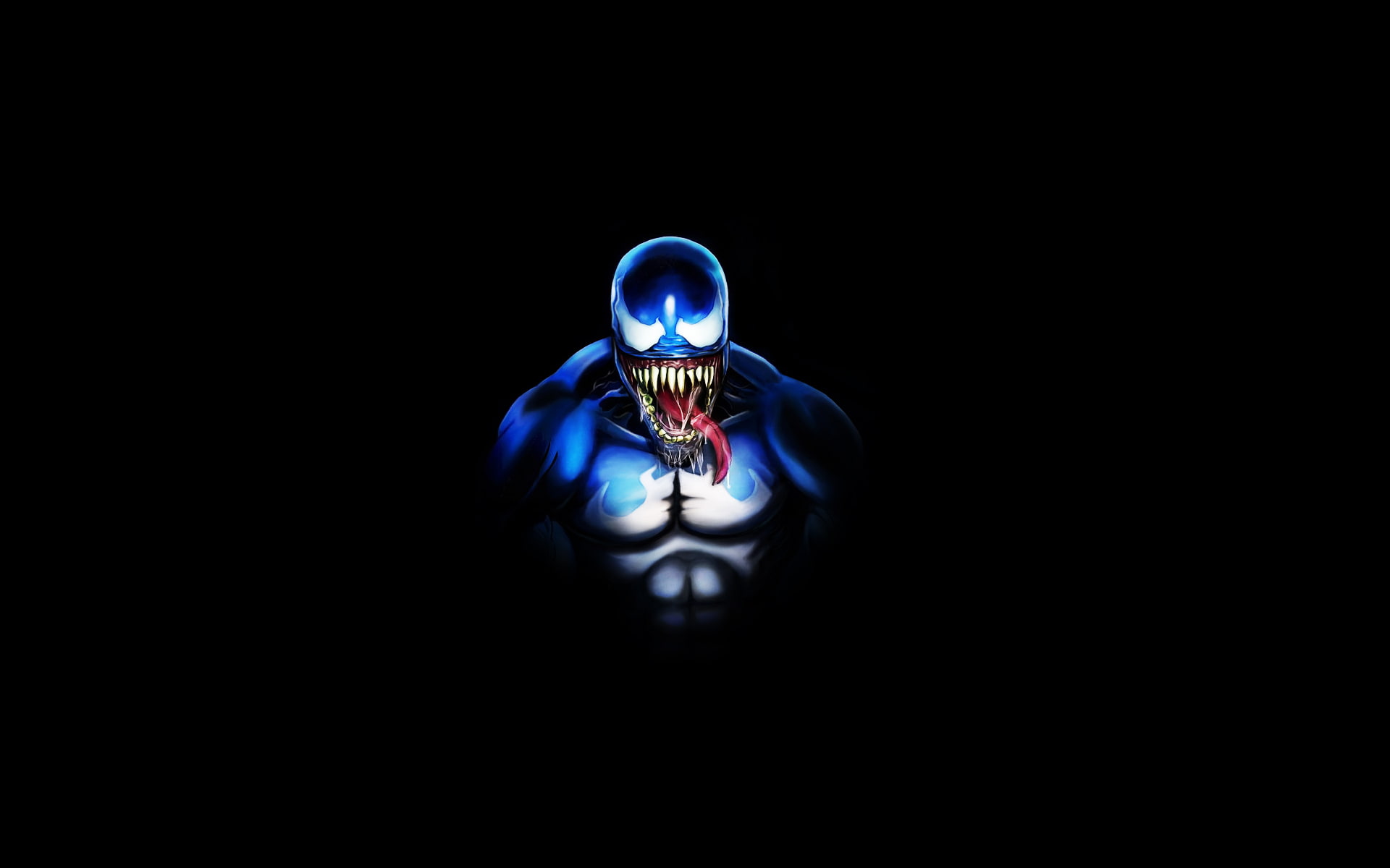 fangs, comics, dark, movies, spiderman, venom, games, video, 1080P, spider, HD Wallpaper