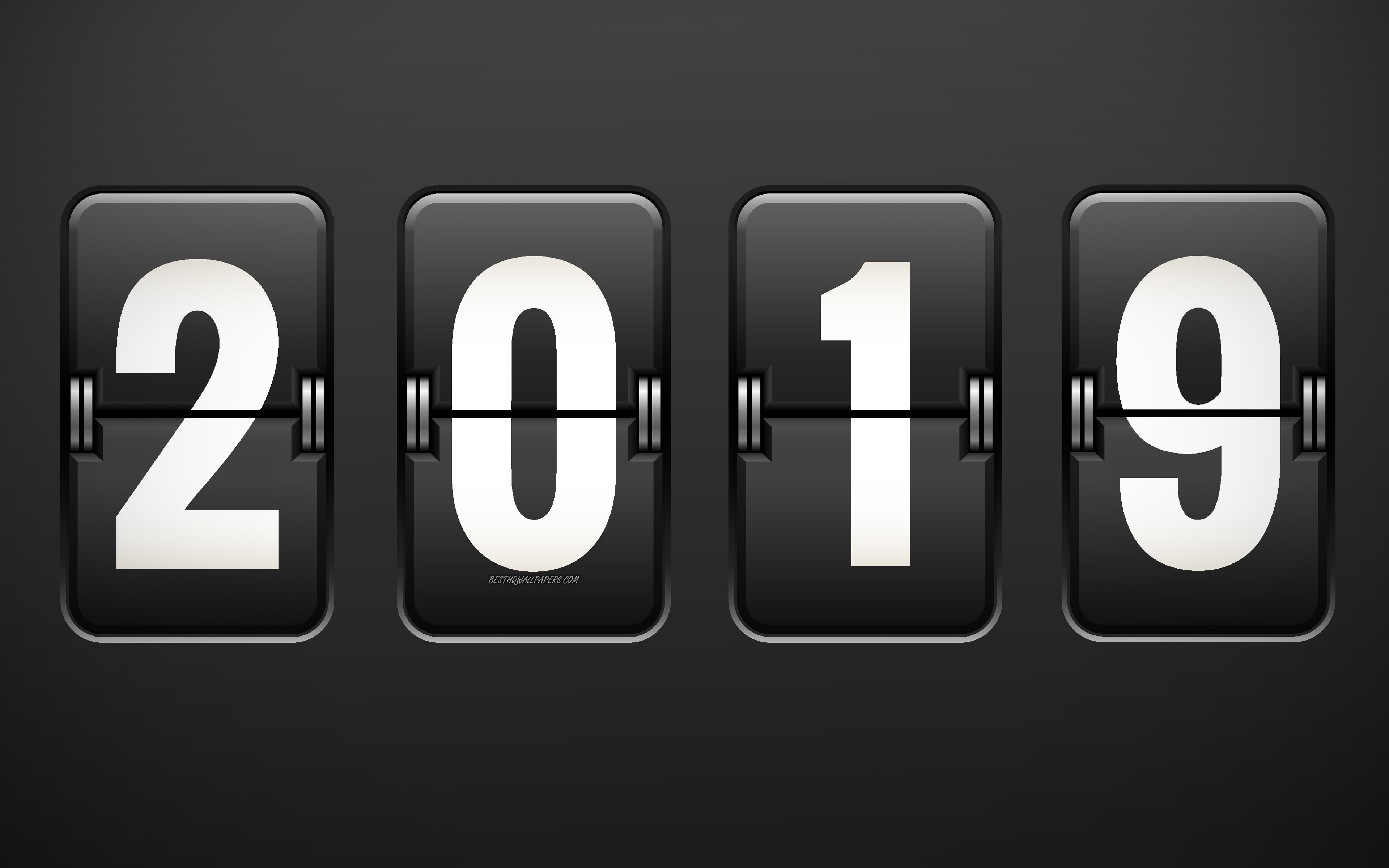 New Year, Holiday, 4K, New Year 2019, HD Wallpaper