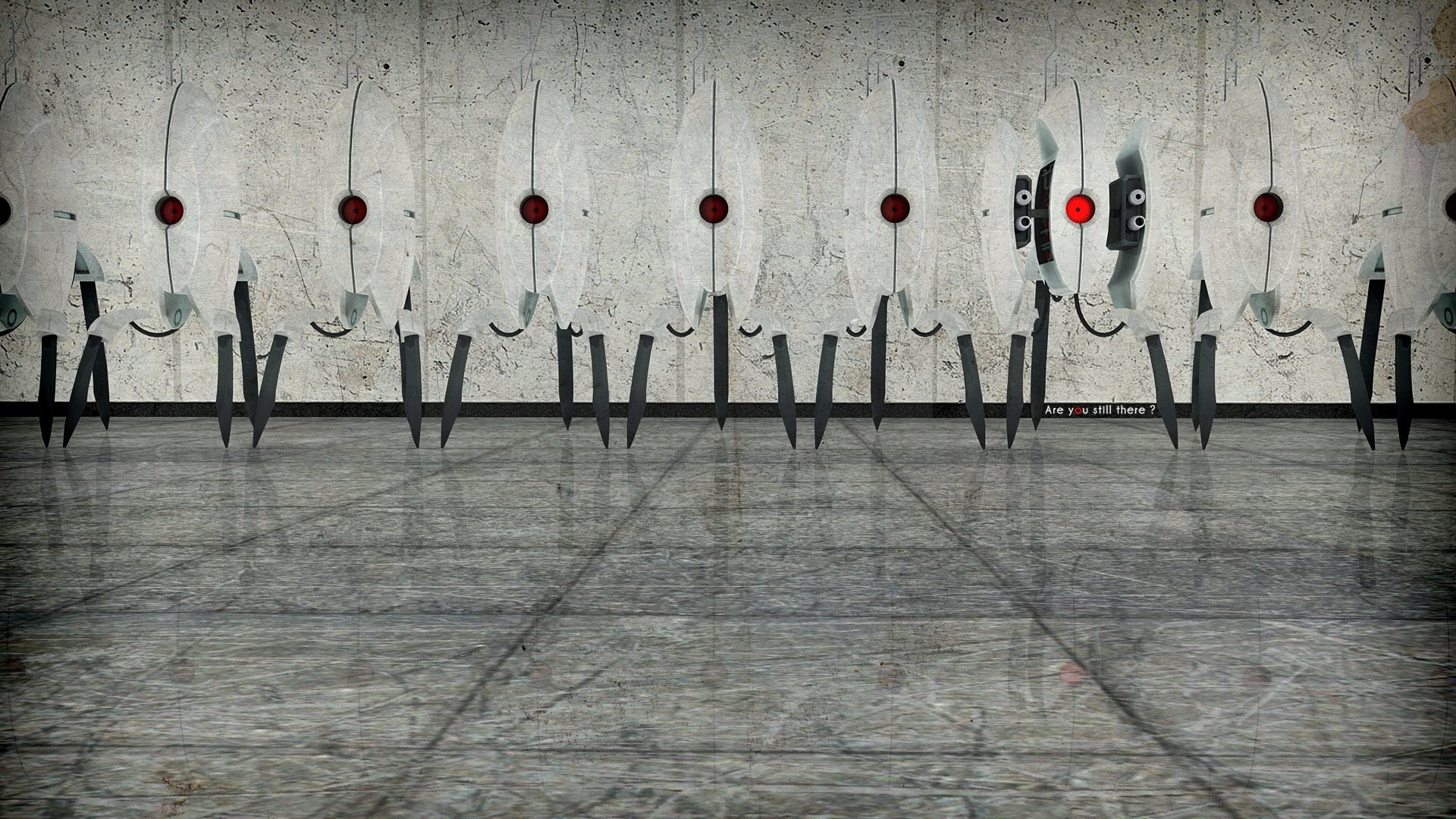 portal, video games, hd, 1080P, sentry, HD Wallpaper