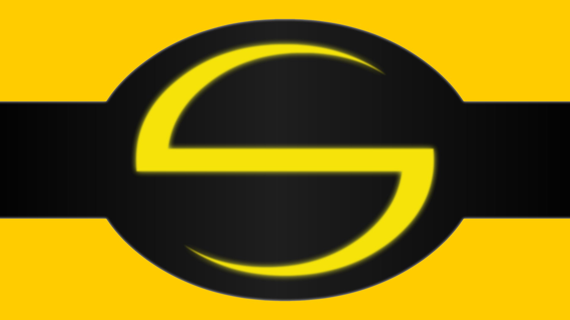 transportation, circle, no people, black color, yellow, yellow background, single object, shape, technology, indoors, symbol, abstract, sentry, sign, communication, HD Wallpaper