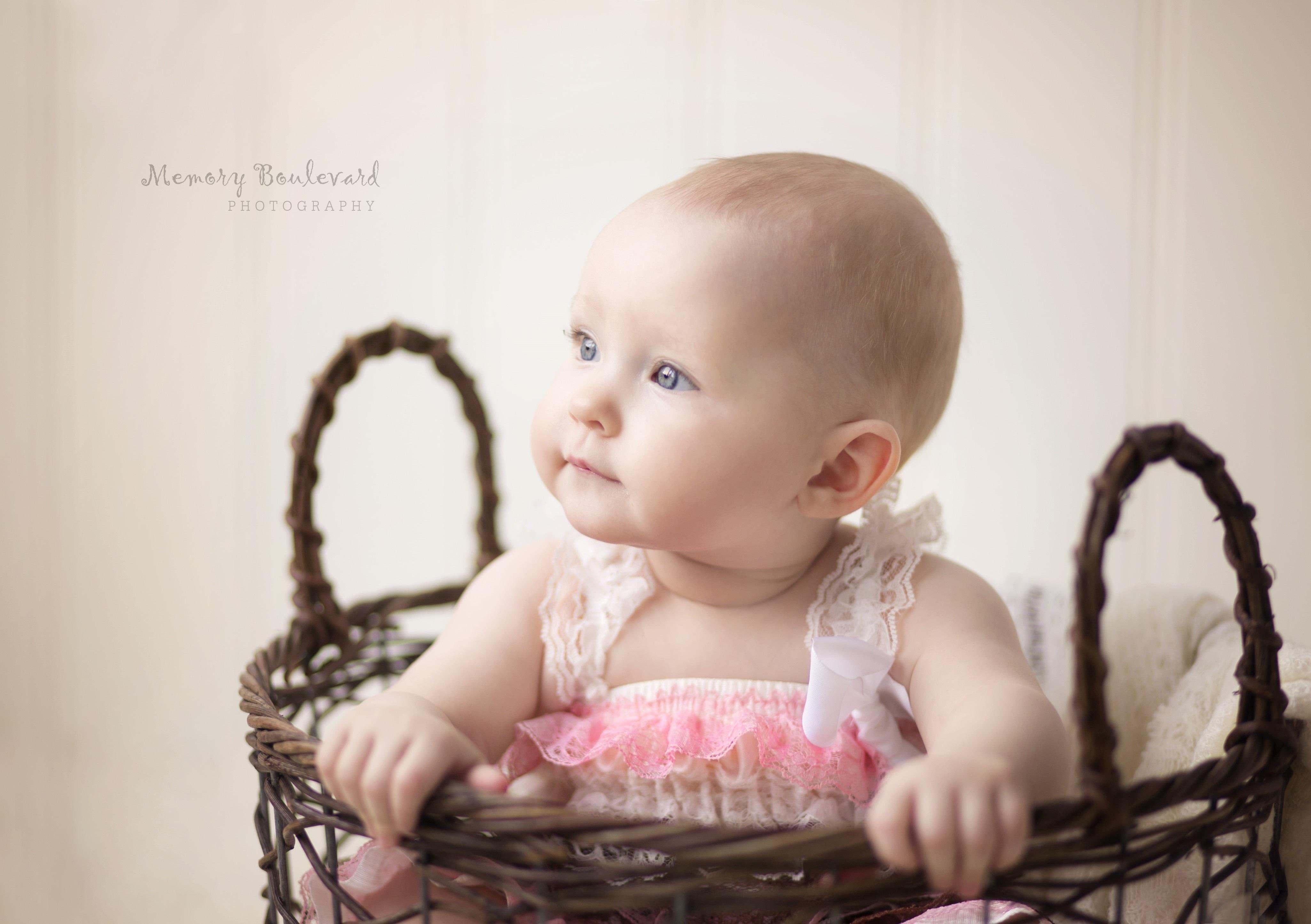 child, people, kids, childhood, 4K, basket, baby, HD Wallpaper