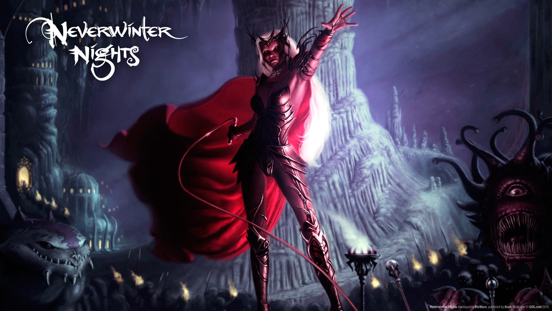 neverwinter, nights, fantasy, demons, 1080P, demon, HD Wallpaper