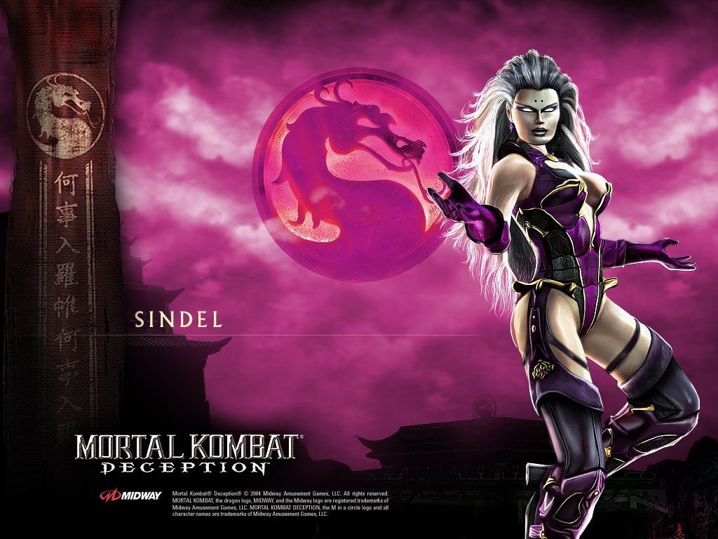 sindel, x, art, games, Mortal Kombat, logo, mortal, hd, video, 480P, kombat, HD Wallpaper