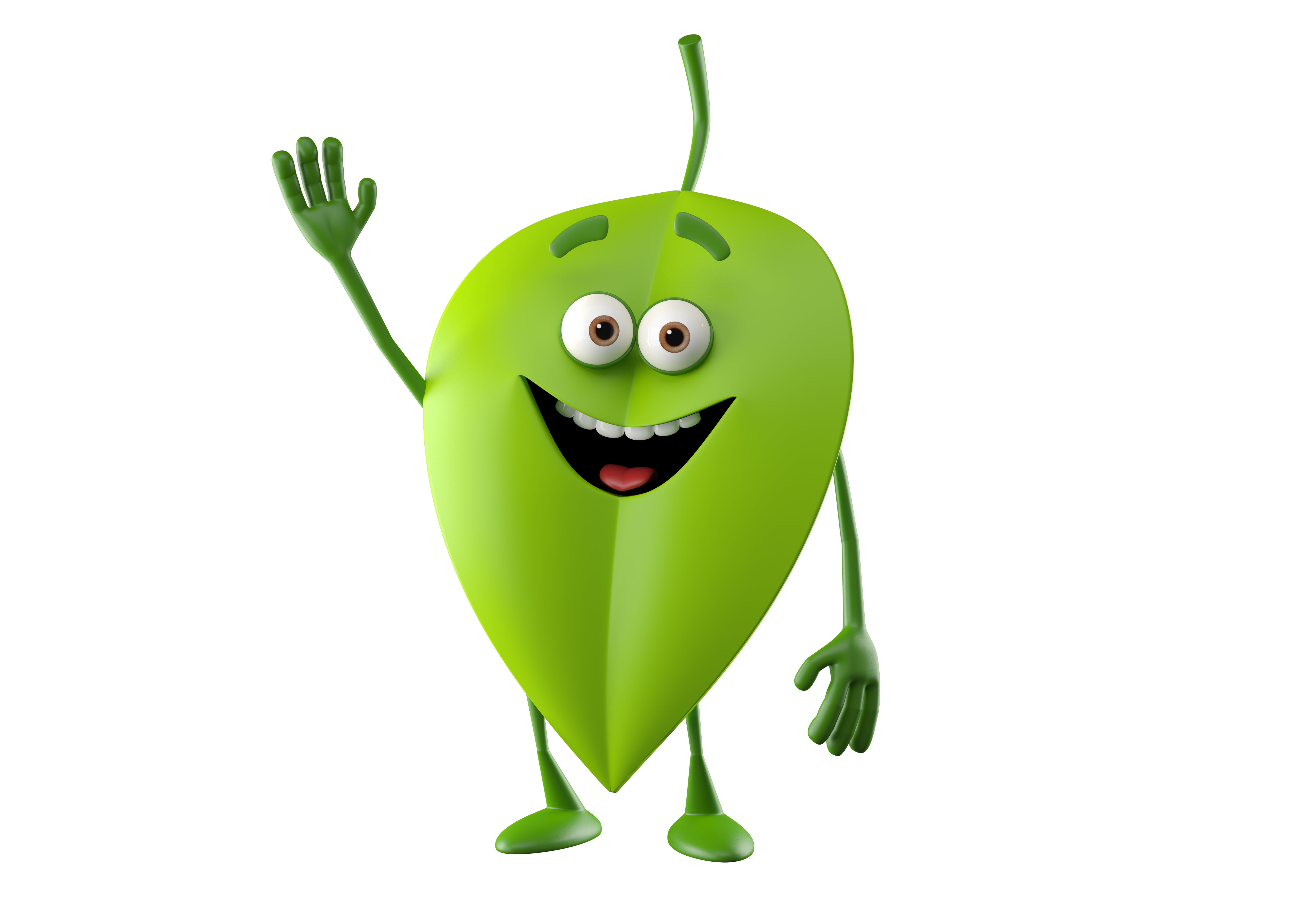 5K, creativity, smiling, green color, humor, joy, animal, cut out, happiness, no people, studio shot, food, clip, monster green leaf, facial expression, HD Wallpaper