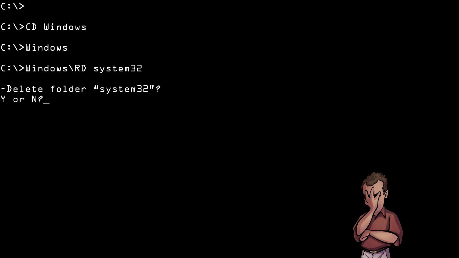 1080P, Windows, black, text, background, white, Geek, HD Wallpaper