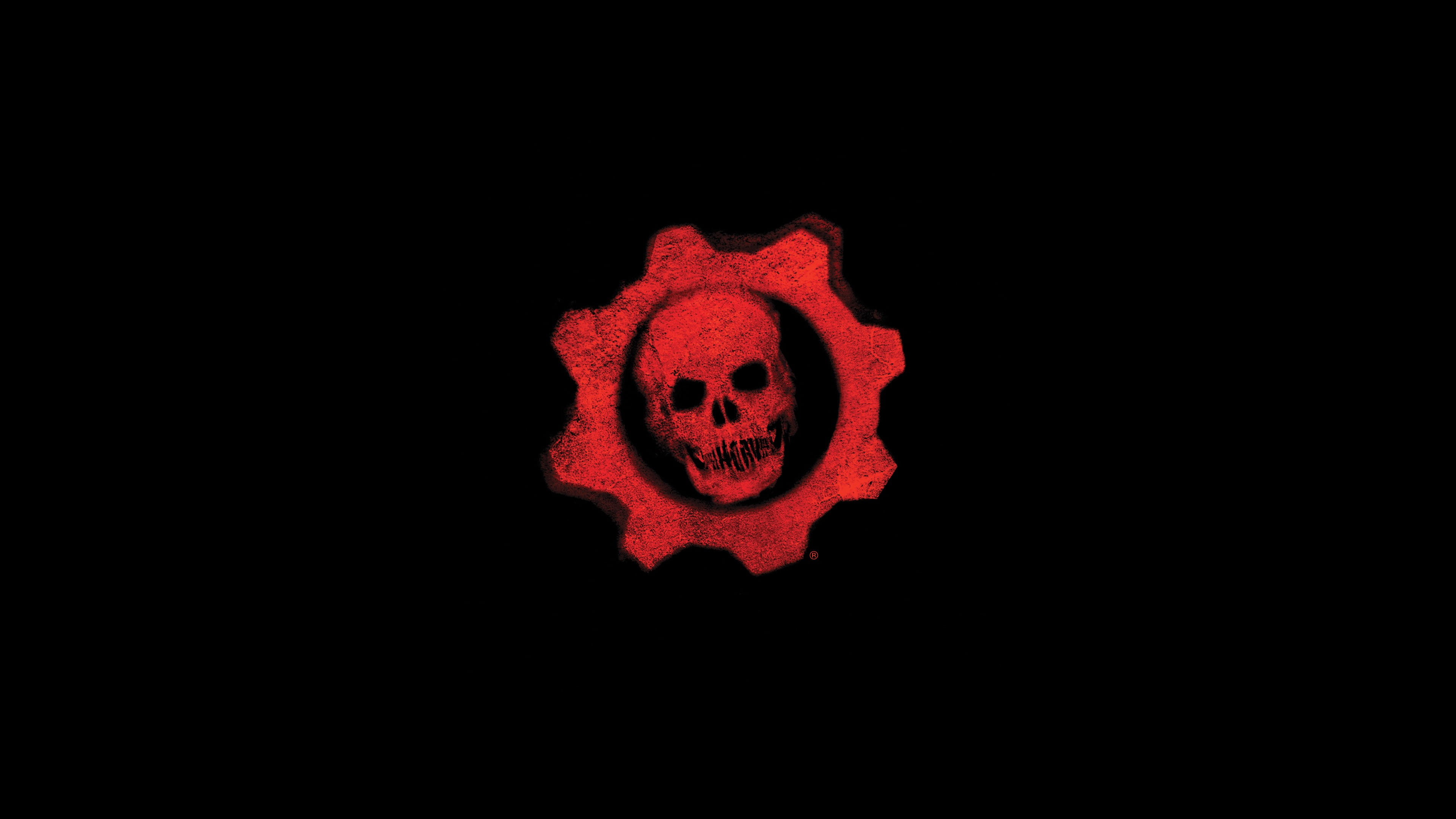 studio shot, indoors, single object, one animal, spooky, copy space, logo, animal wildlife, red, pc games, animal themes, gears of war 4, ps games, cut out, HD Wallpaper