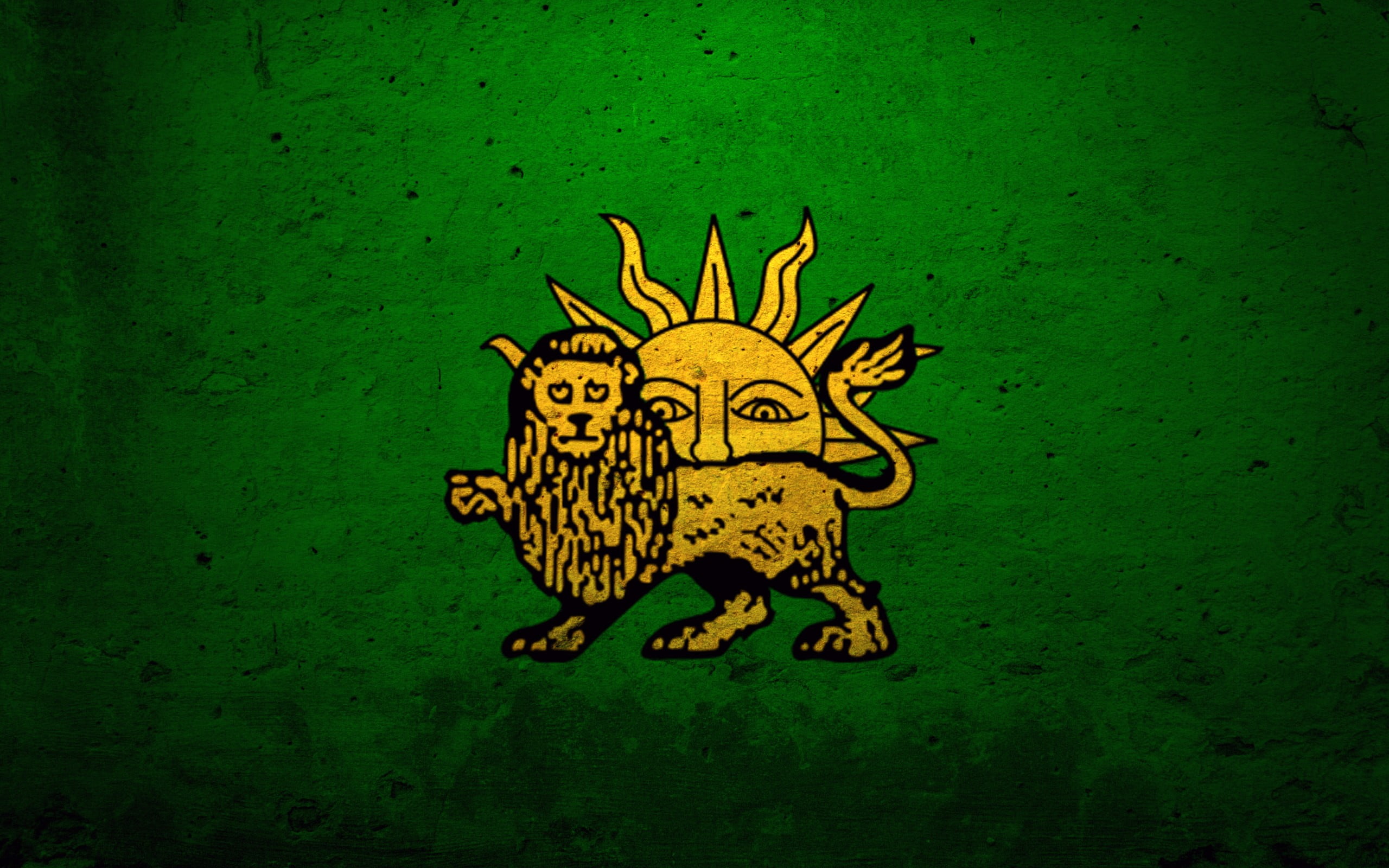 Sun, evil, monster - fictional character, no People, big cat, 2K, craft, creativity, ornate, mural, indoors, cute, animal, wall - building feature, nature, HD Wallpaper