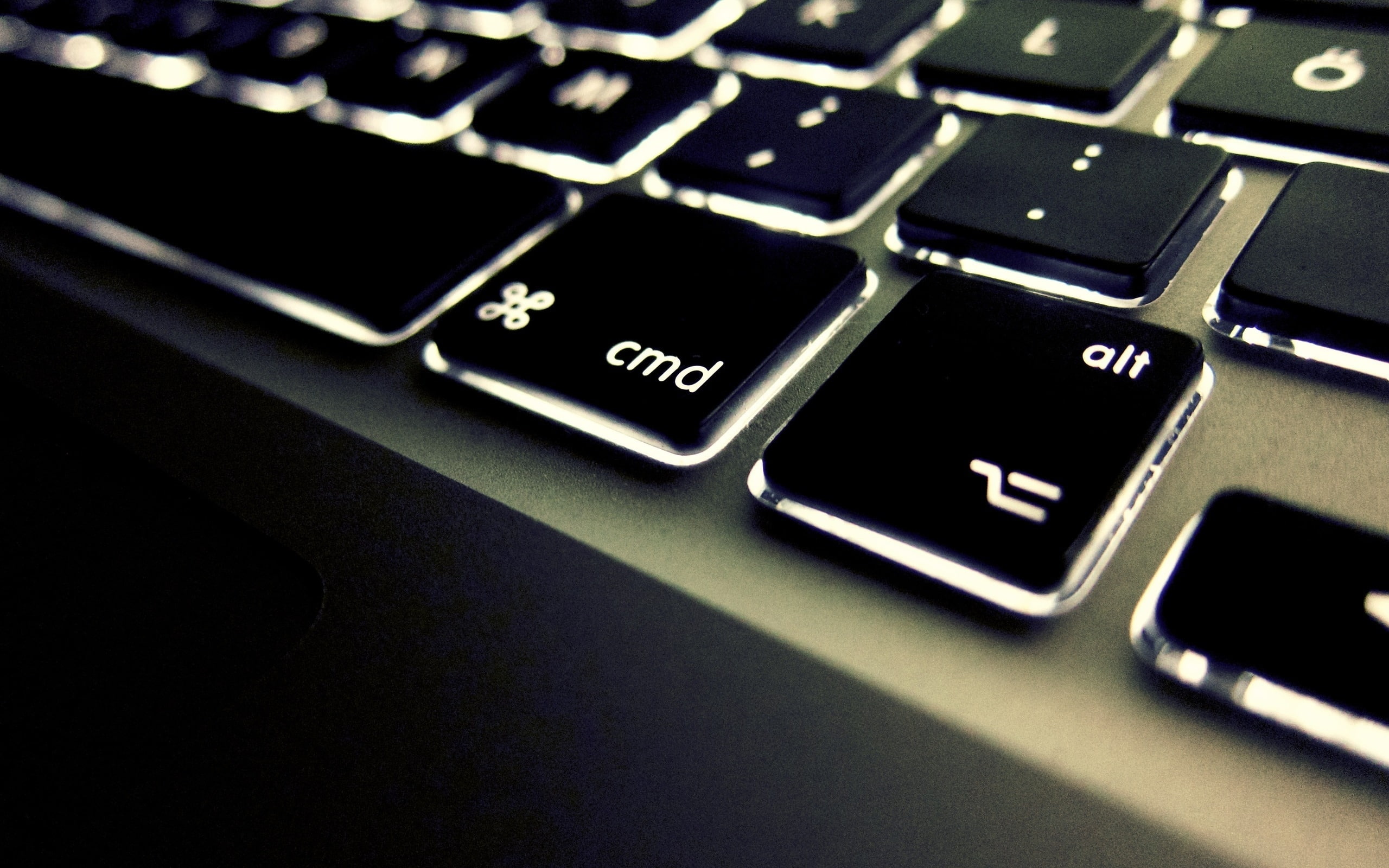 keys, background, 2K, computers, keyboard, cmd, alt, HD Wallpaper