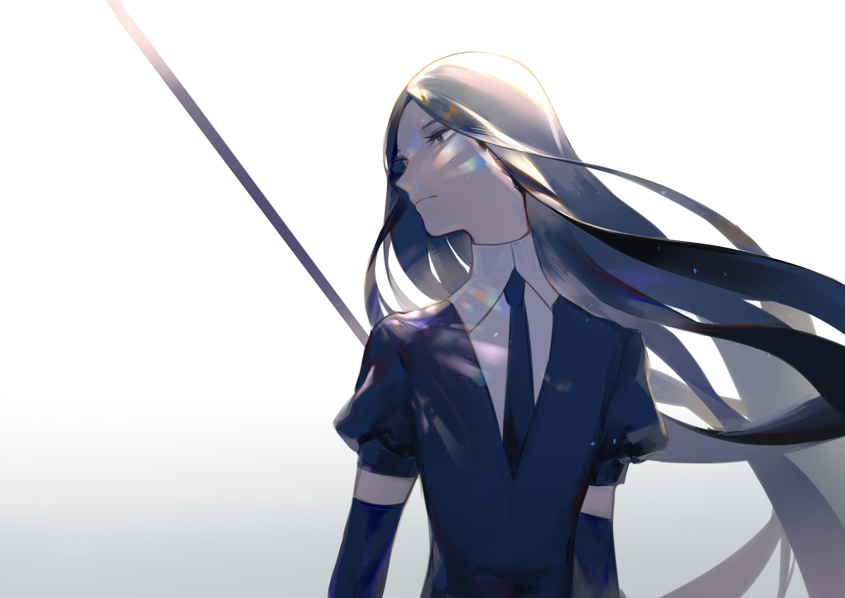 kuni, 258239, 2K, anthropomorphism, konachan, com, gradient, (821642), ctrl, houseki, bort, HD Wallpaper