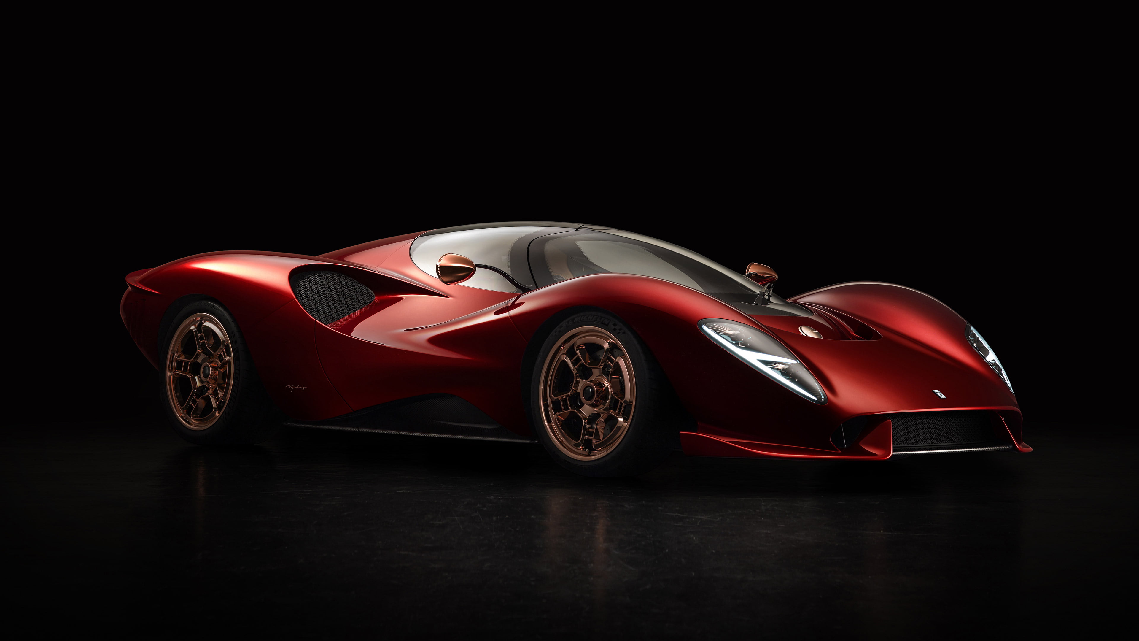 4K, Car, De Tomaso P72, Sport Car, Red Car, Vehicles, HD Wallpaper
