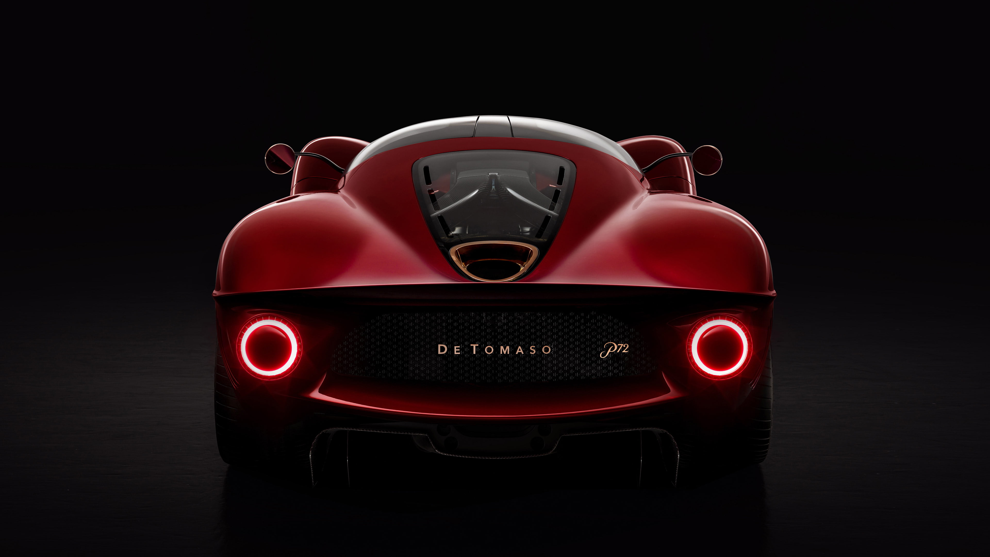 Red Car, Car, De Tomaso P72, Sport Car, Vehicles, 4K, HD Wallpaper