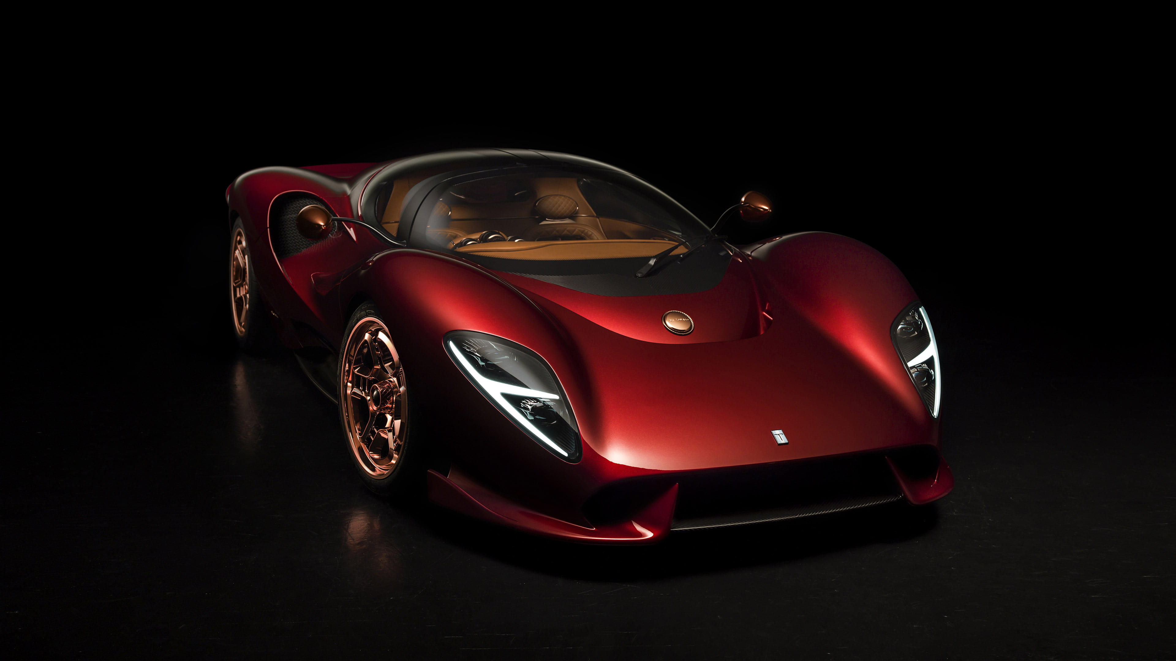 De Tomaso P72, Sport Car, 4K, Car, Vehicles, Red Car, HD Wallpaper