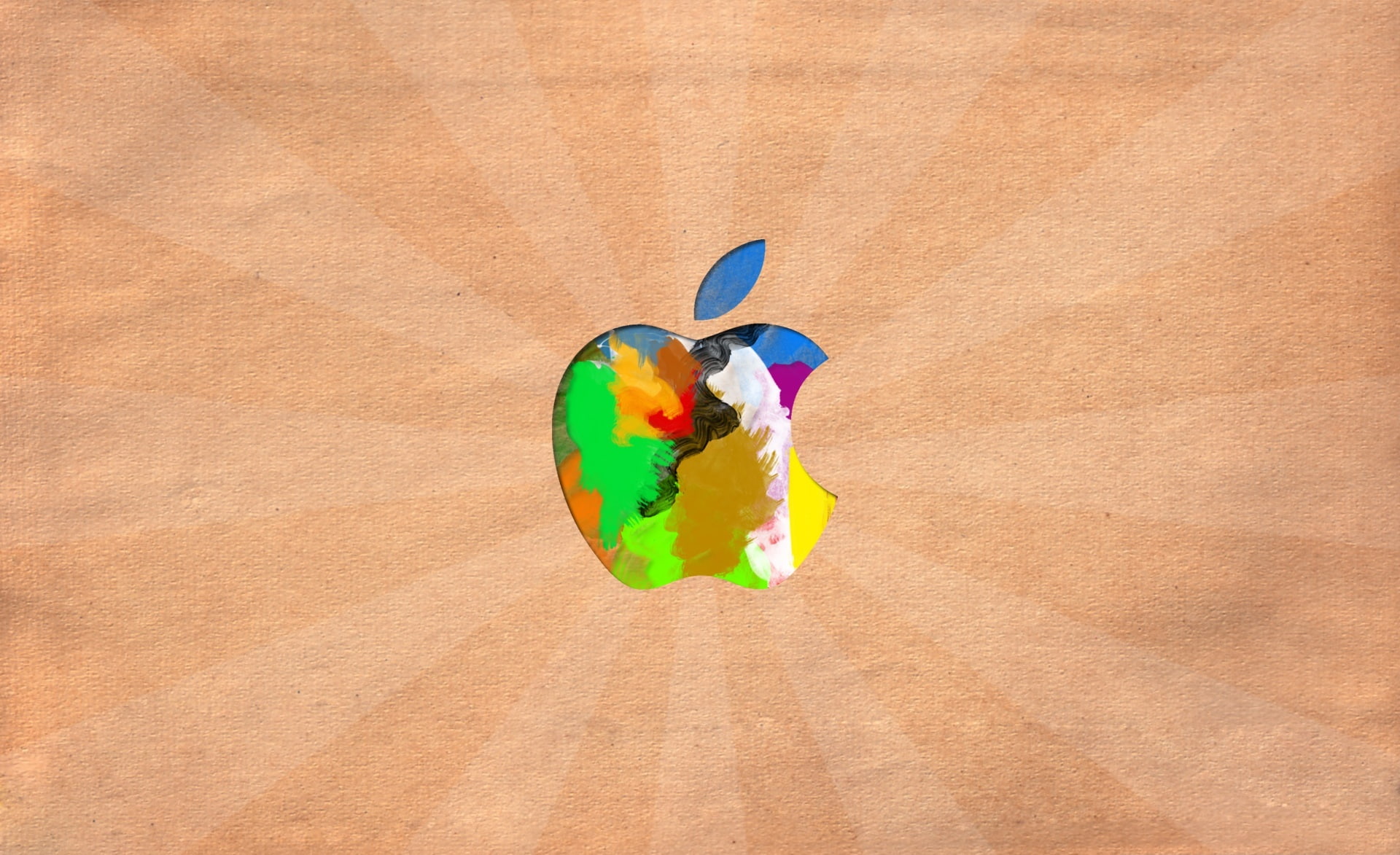 still life, Mac, flower, multi colored, creativity, day, directly above, multicolored, single object, paper, Apple, table, high angle view, close-up, no people, HD Wallpaper