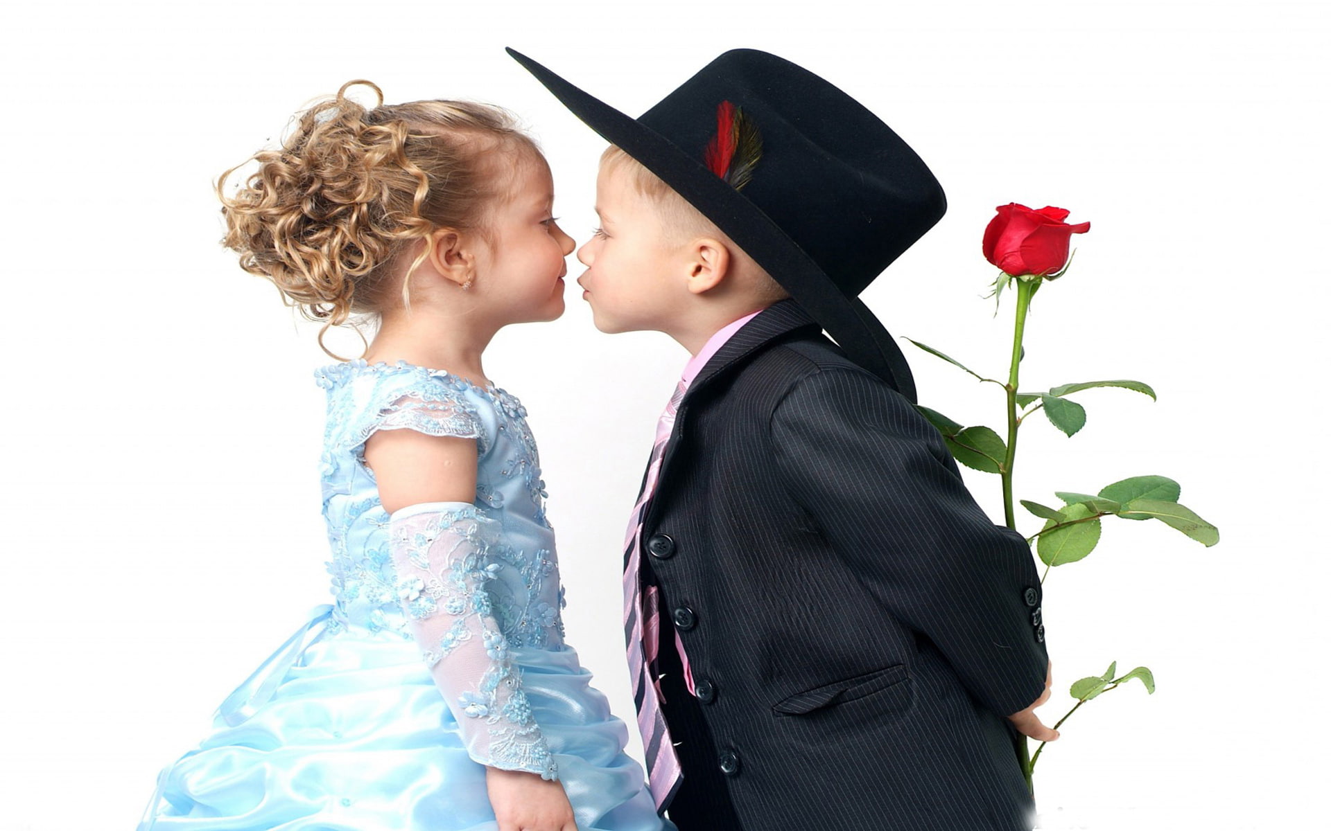 looking, baby, nice, beautiful, 1080P, couple, kissing, HD Wallpaper