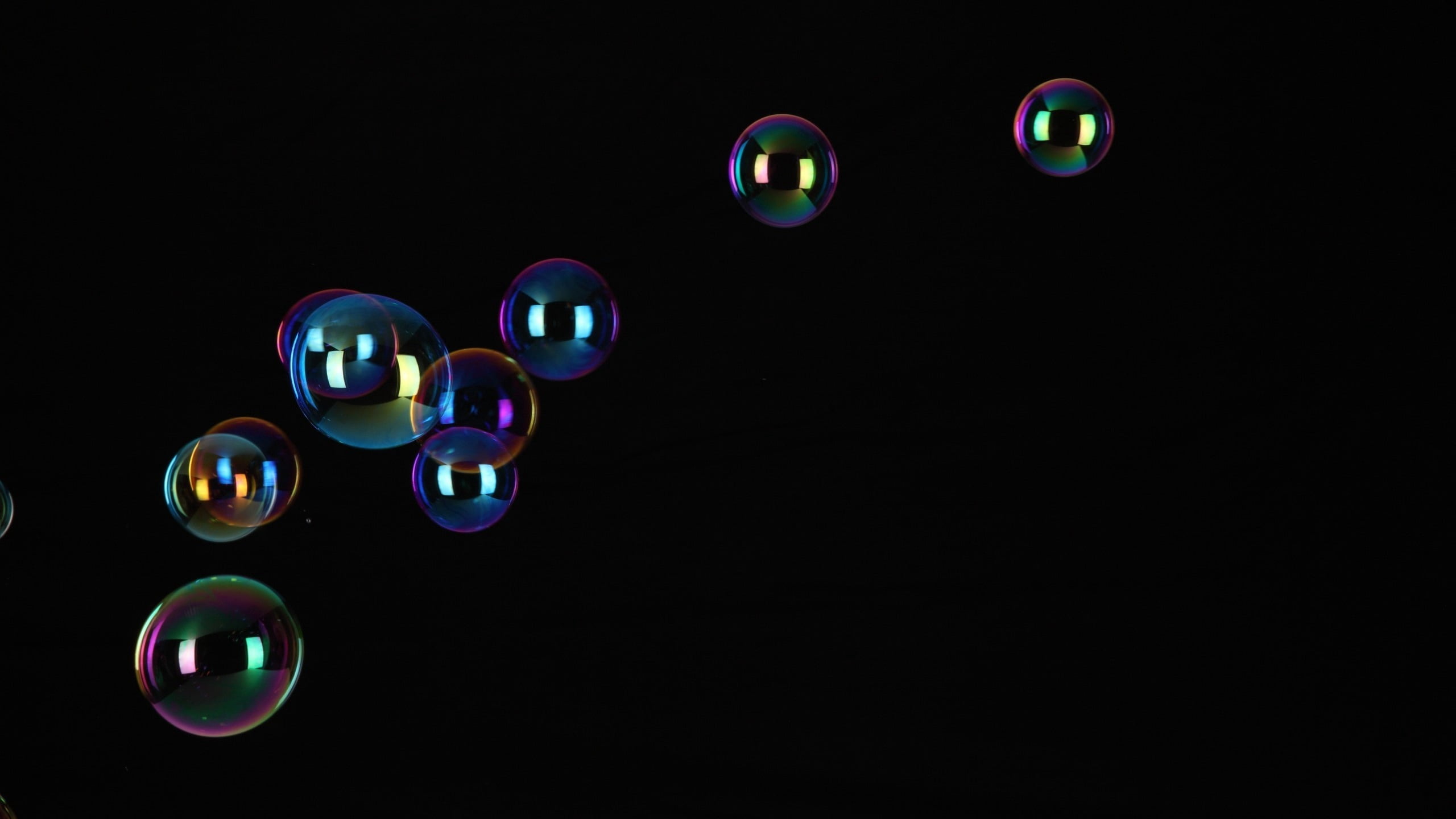 bright, illustration, no people, light - Natural Phenomenon, pattern, colors, abstract, bubble, bubbles, circle, design, flight, air, shiny, reflection, HD Wallpaper