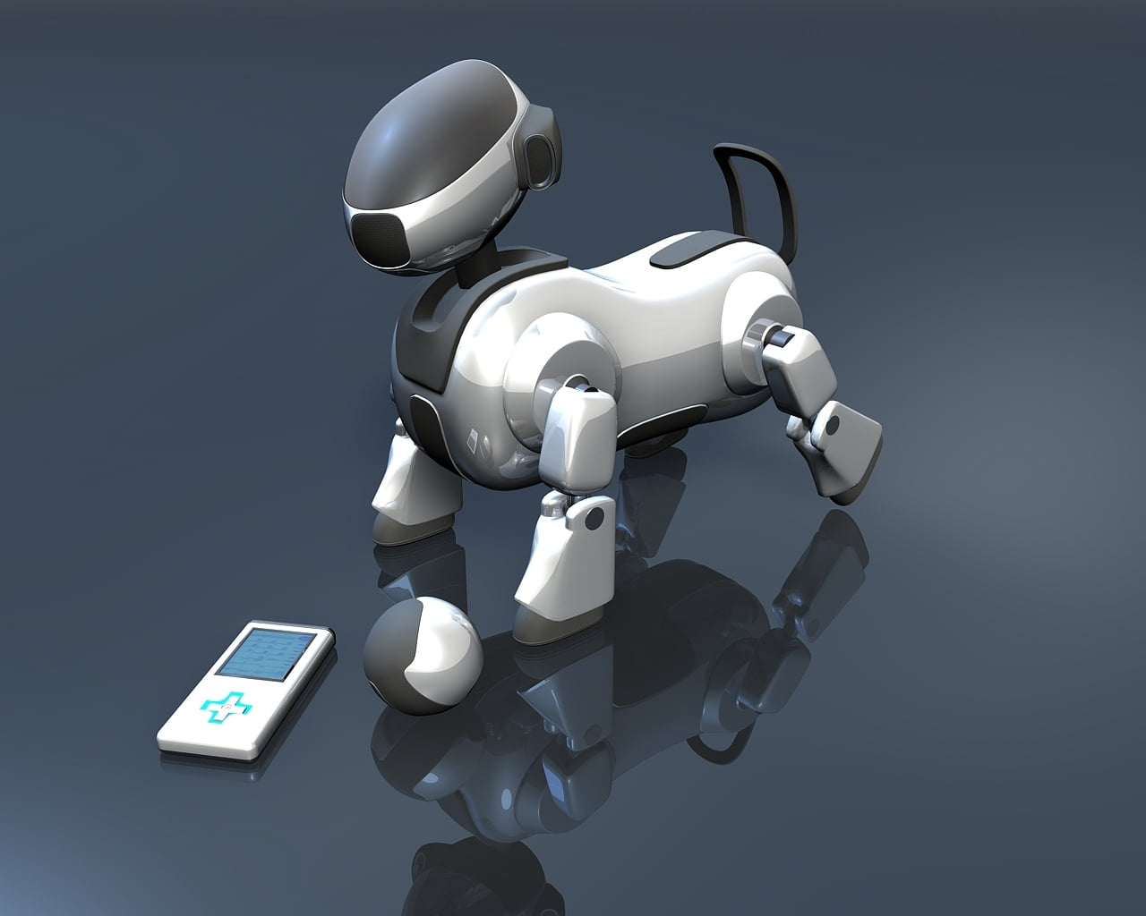 large group of objects, illustration, indoors, cartoon, creativity, robotic, robot, dog, futuristic, isolated, male likeness, three Dimensional, silver colored, HD Wallpaper
