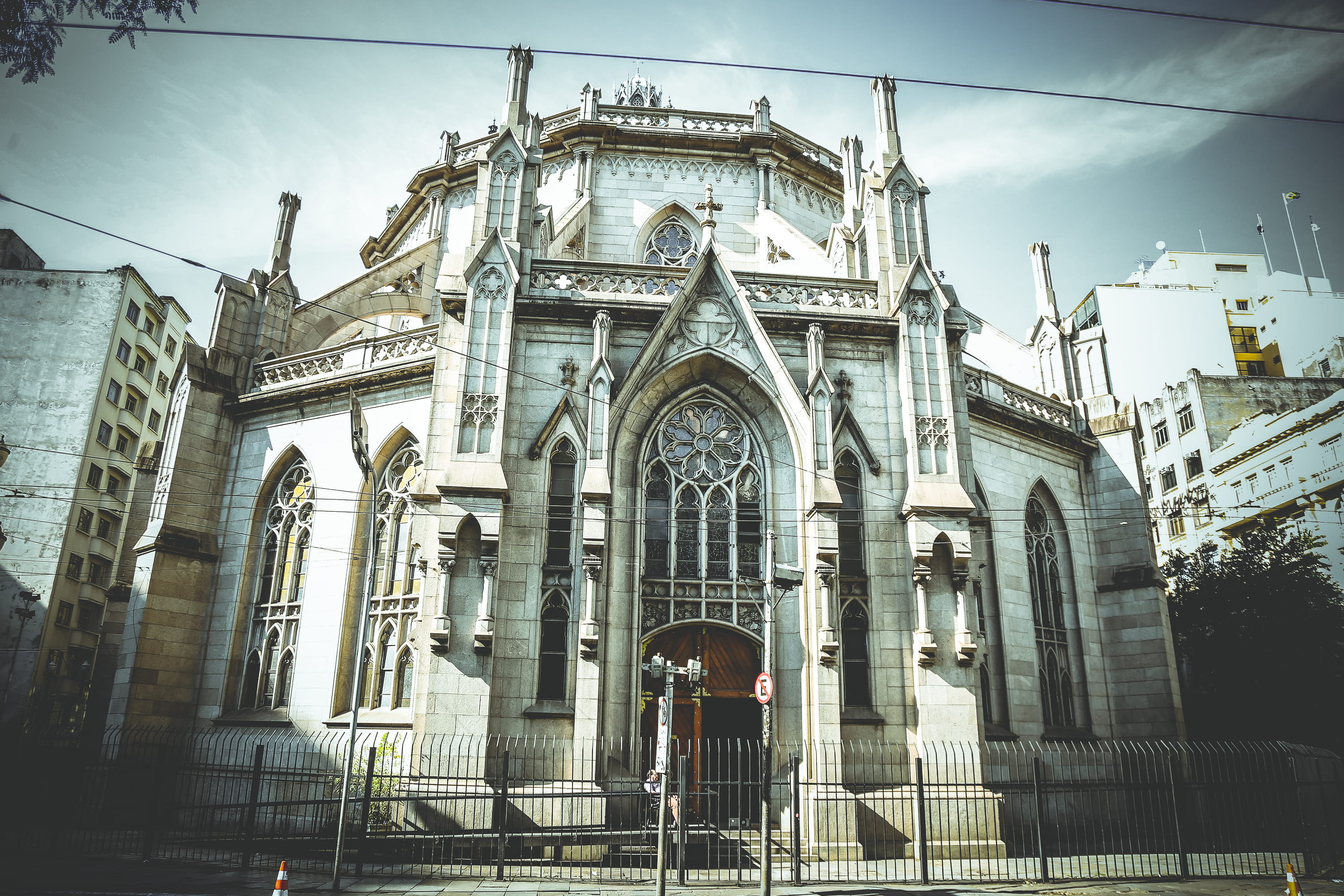 ornate, history, sky, religion, outdoors, architecture, pracadase, belief, nature, spirituality, building, low angle view, church, 2K, centro, day, serjosoza, HD Wallpaper