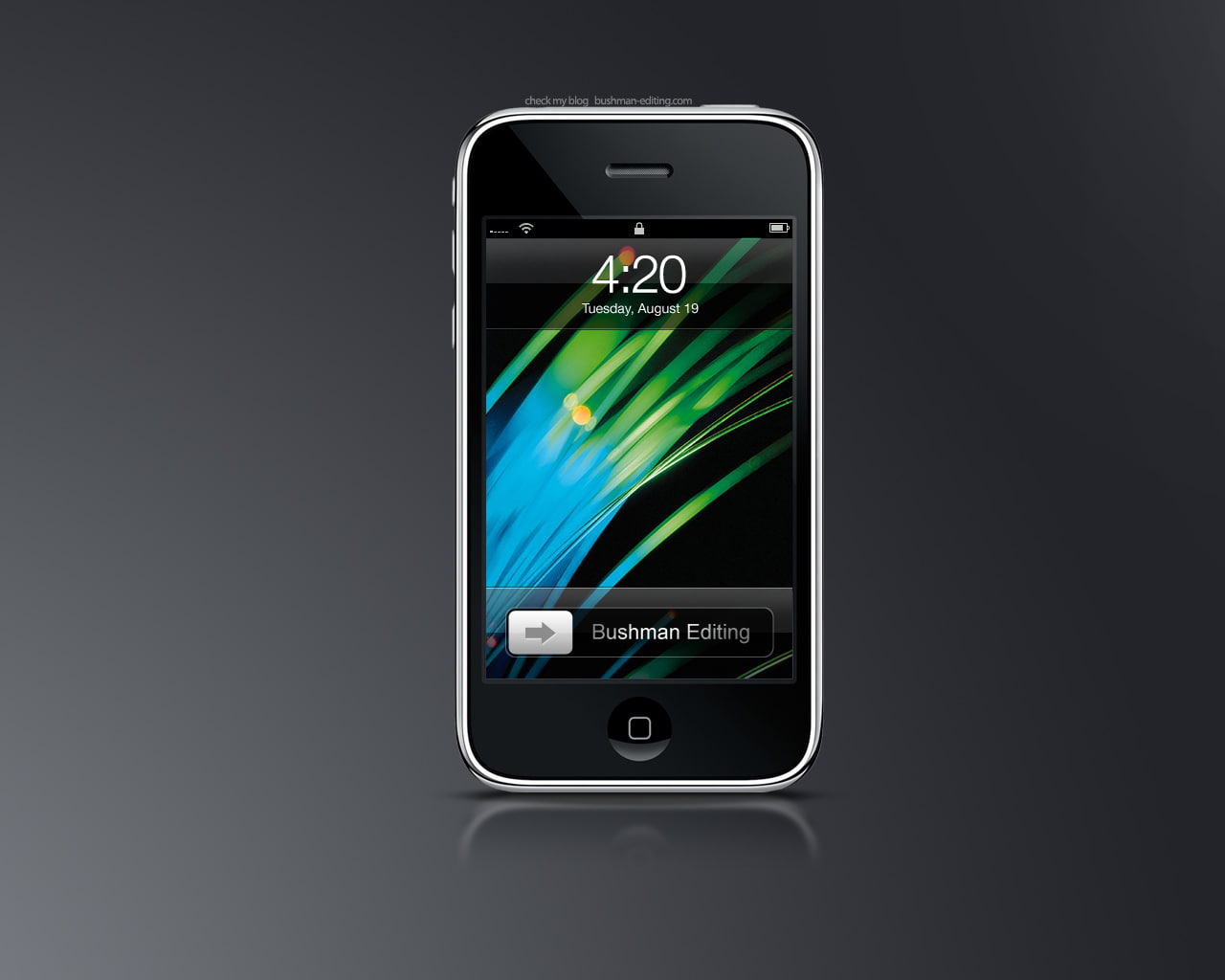 720P, green, iphone, screen, HD Wallpaper