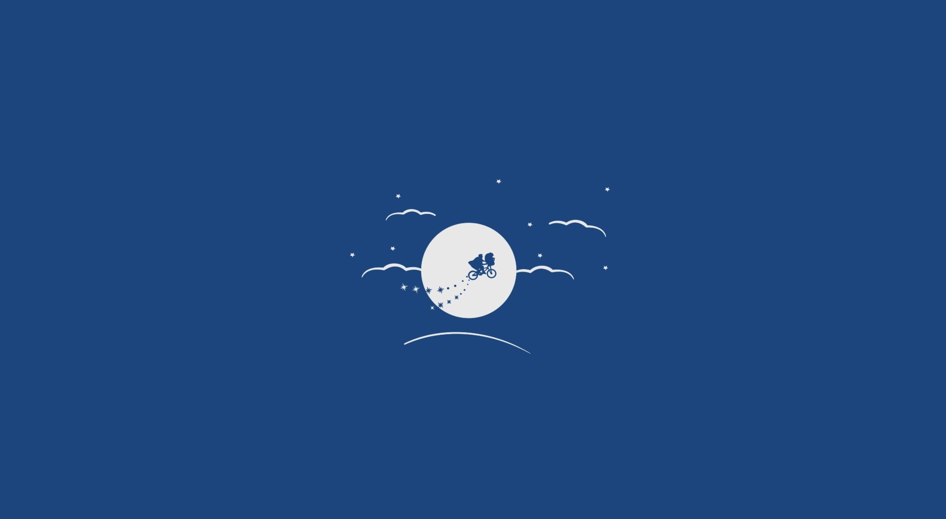no people, sky, moon, white color, shape, bassinet, blue background, digital composite, space, blue, outdoors, beauty in nature, low angle view, space and astronomy, HD Wallpaper