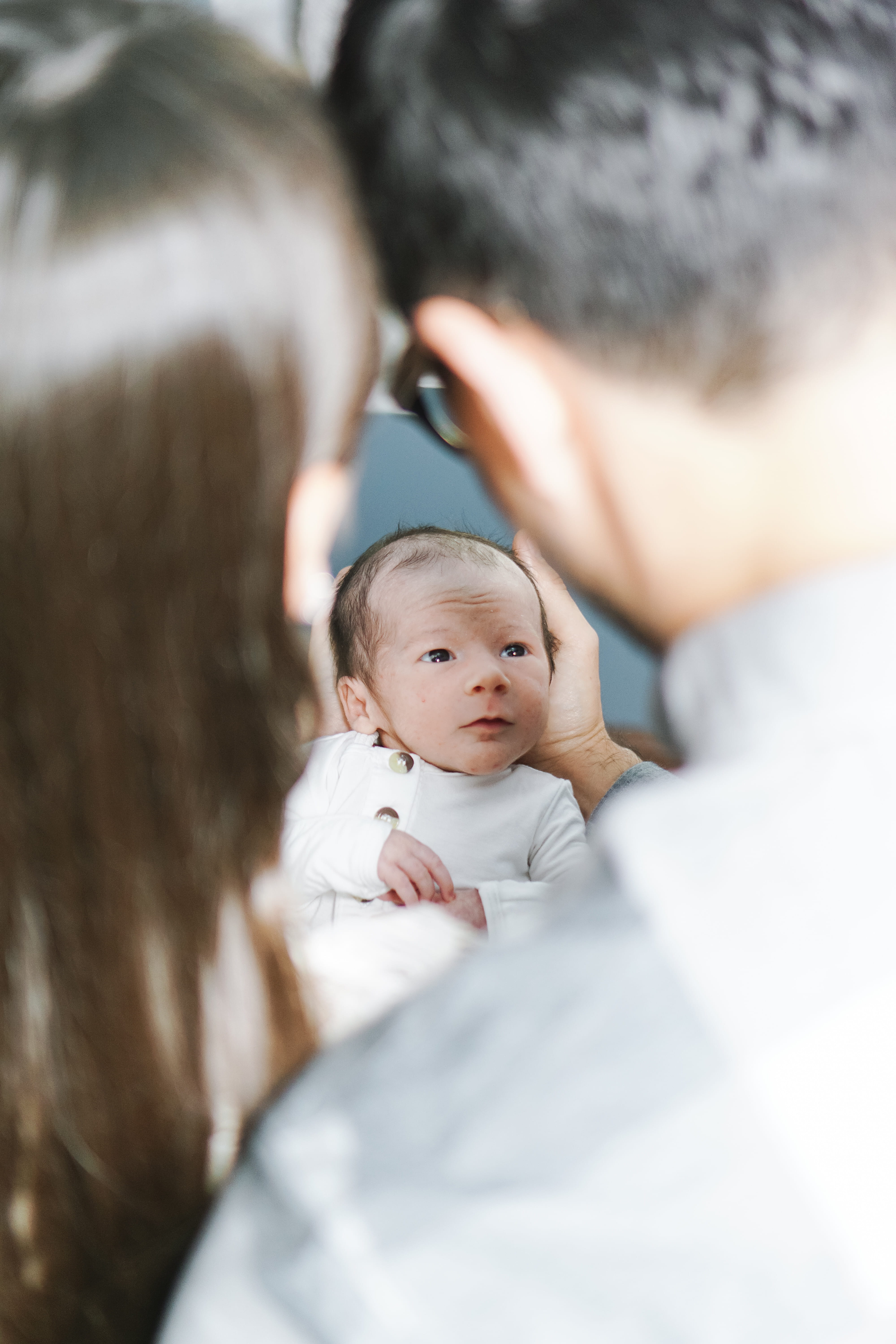men, s, bonding, mother, son, indoors, infant, man, 5K, parent, lying, child, newborn, baby photo, daughter, family, baby boy, family with one child, selective focus, Phone HD Wallpaper