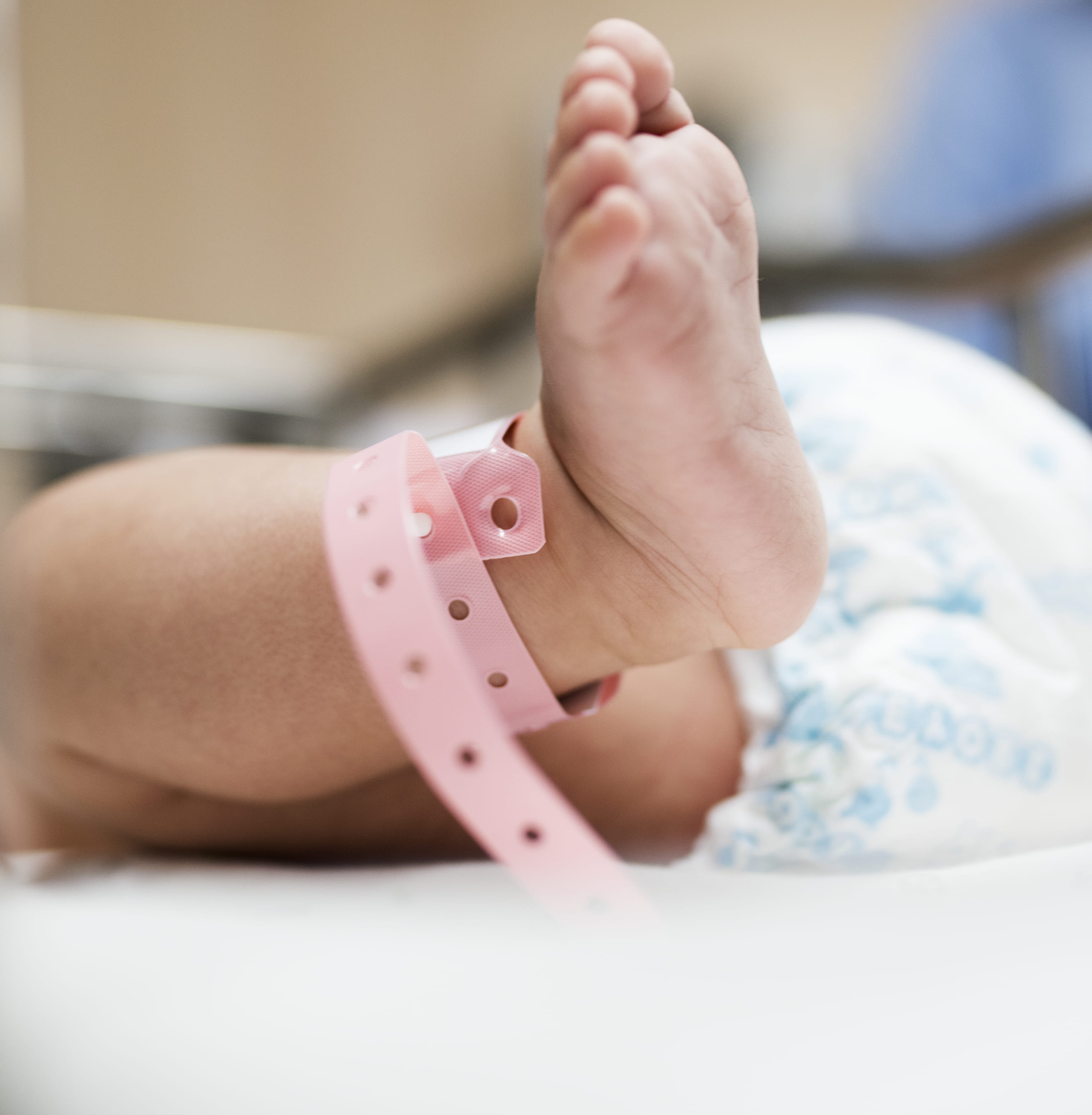 young, human body part, indoors, bed, close-up, born, pink color, infant, leg, selective focus, childhood, 2K, newborn, focus on foreground, beginnings, Phone HD Wallpaper