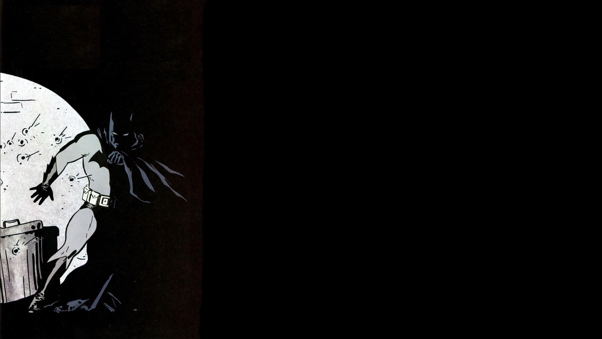 batman: year one, DC Comics, 1080P, comic art, simple background, HD Wallpaper