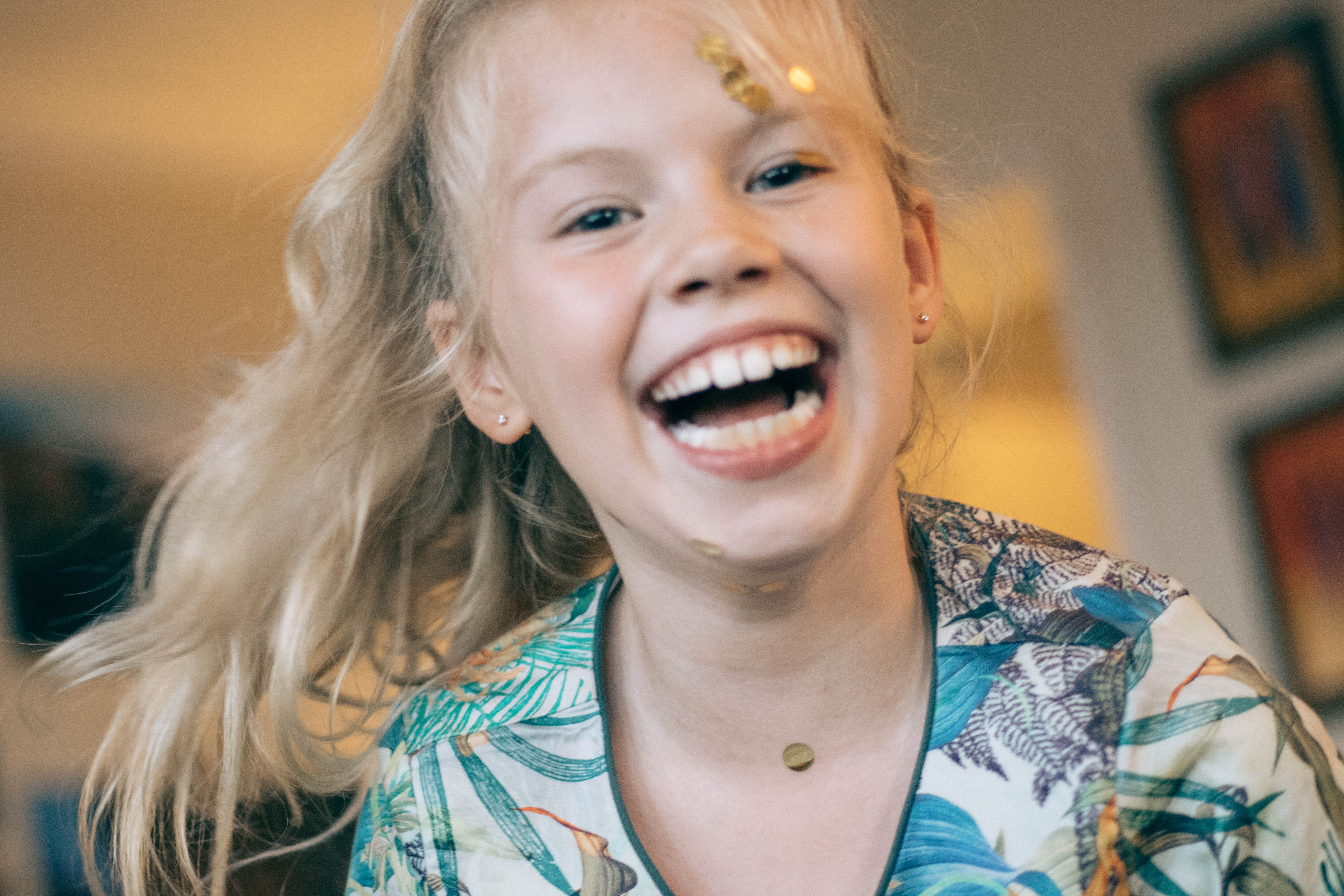 headshot, big smile, front view, happy blonde girl, child, one person, blonde girl, human face, hair, portrait, fun, hairstyle, happy, looking at camera, HD Wallpaper