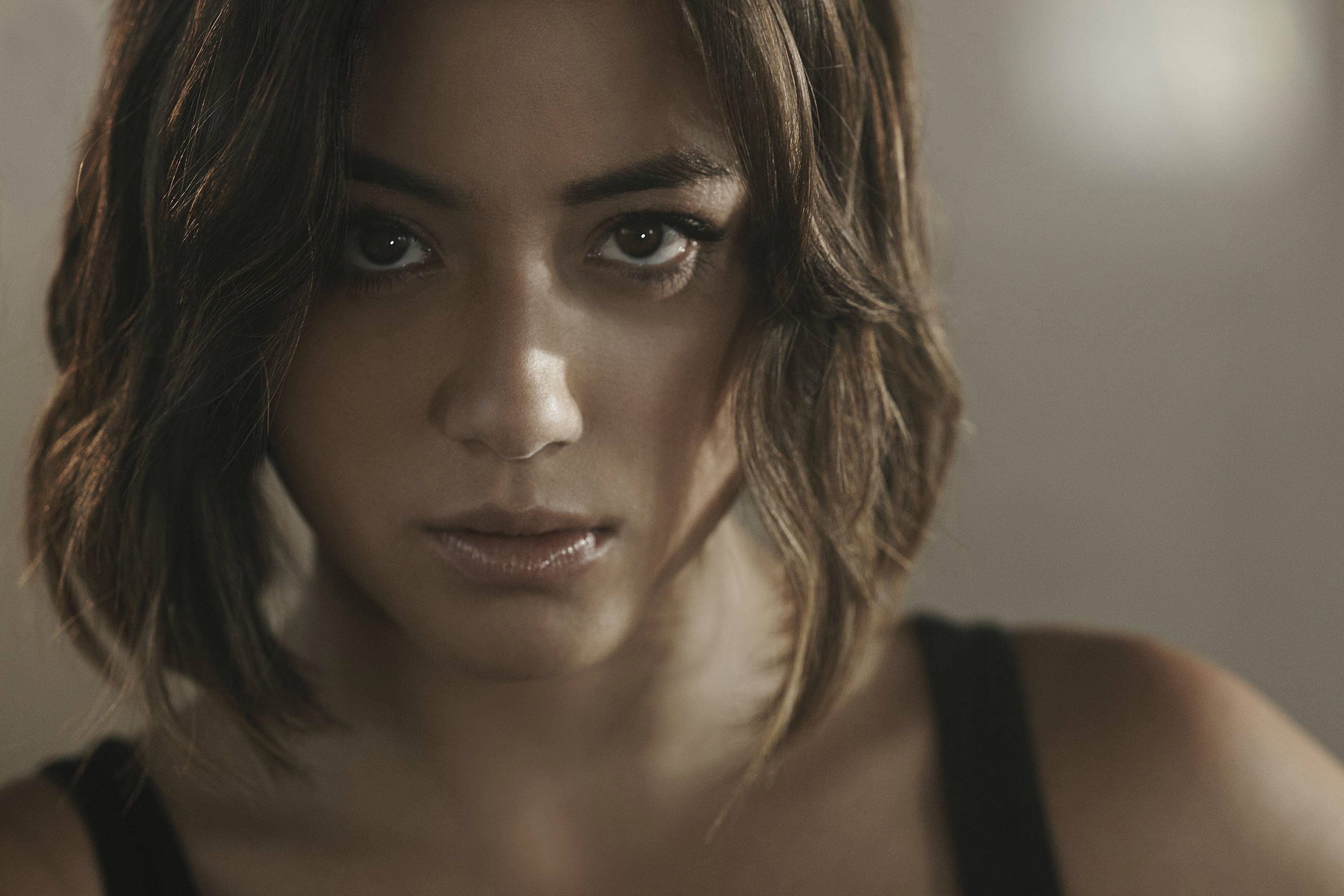 2K, actress, Chloe Bennet, face, closeup, women, HD Wallpaper
