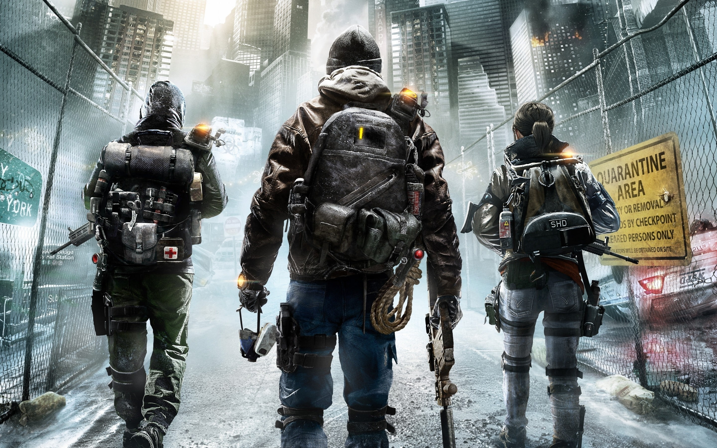 s, clancy, division, guns, tom, 2K, war, army, HD Wallpaper