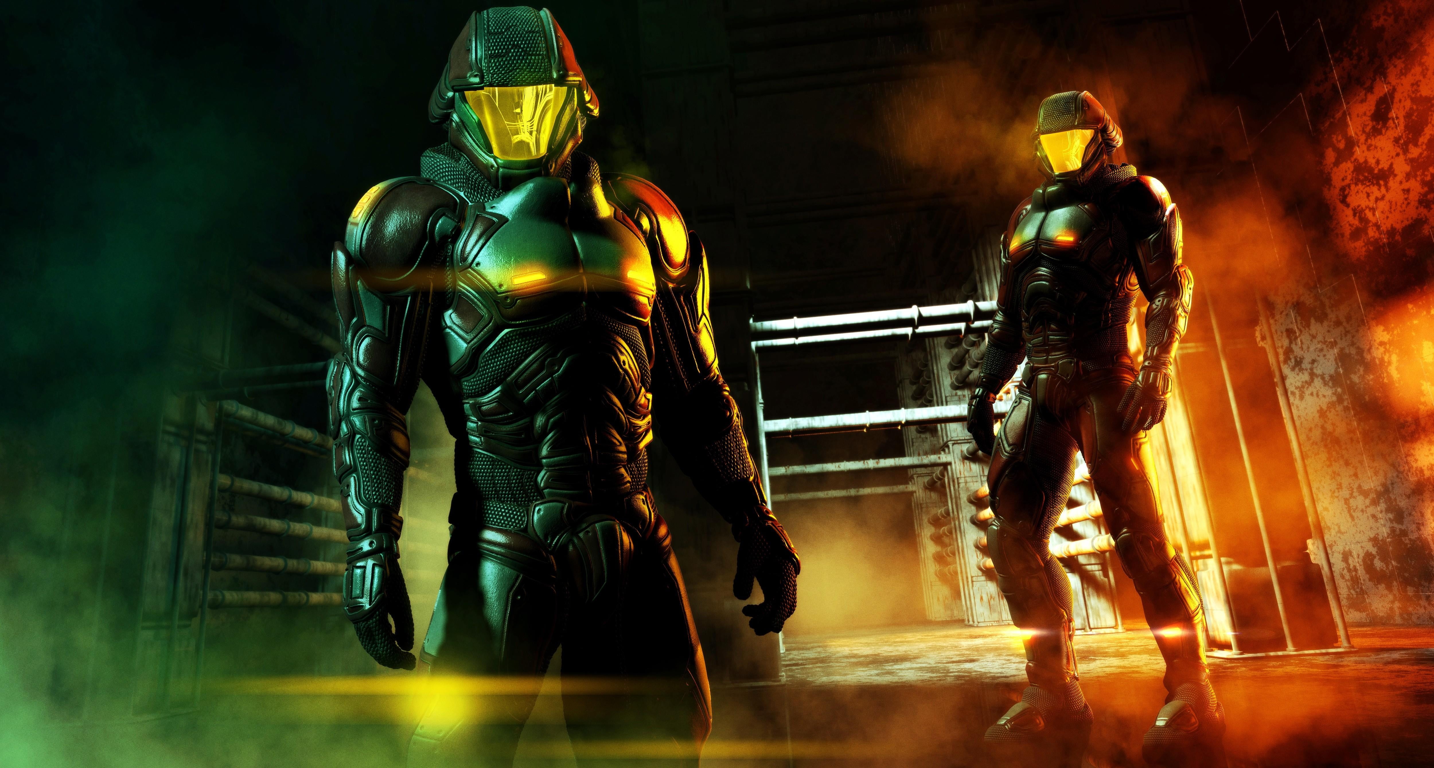 military, law, competition, technology, sports helmet, flame, premises, protective Mask - Workwear, illustration, work Helmet, special, futuristic, oPS, HD Wallpaper