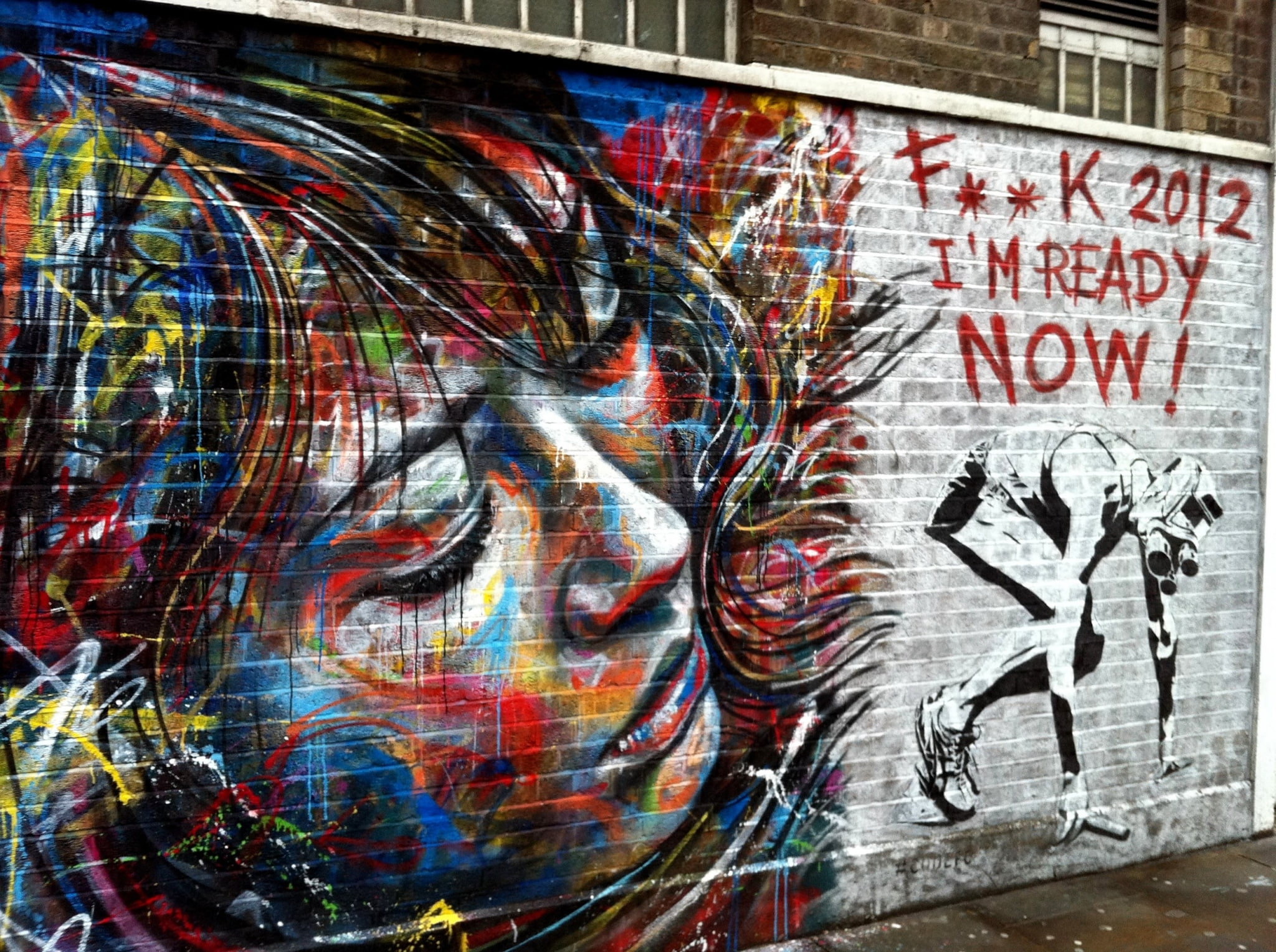 creativity, message, wall - building feature, paint, 1080P, city life, western script, no people, multi colored, social issues, architecture, built structure, HD Wallpaper