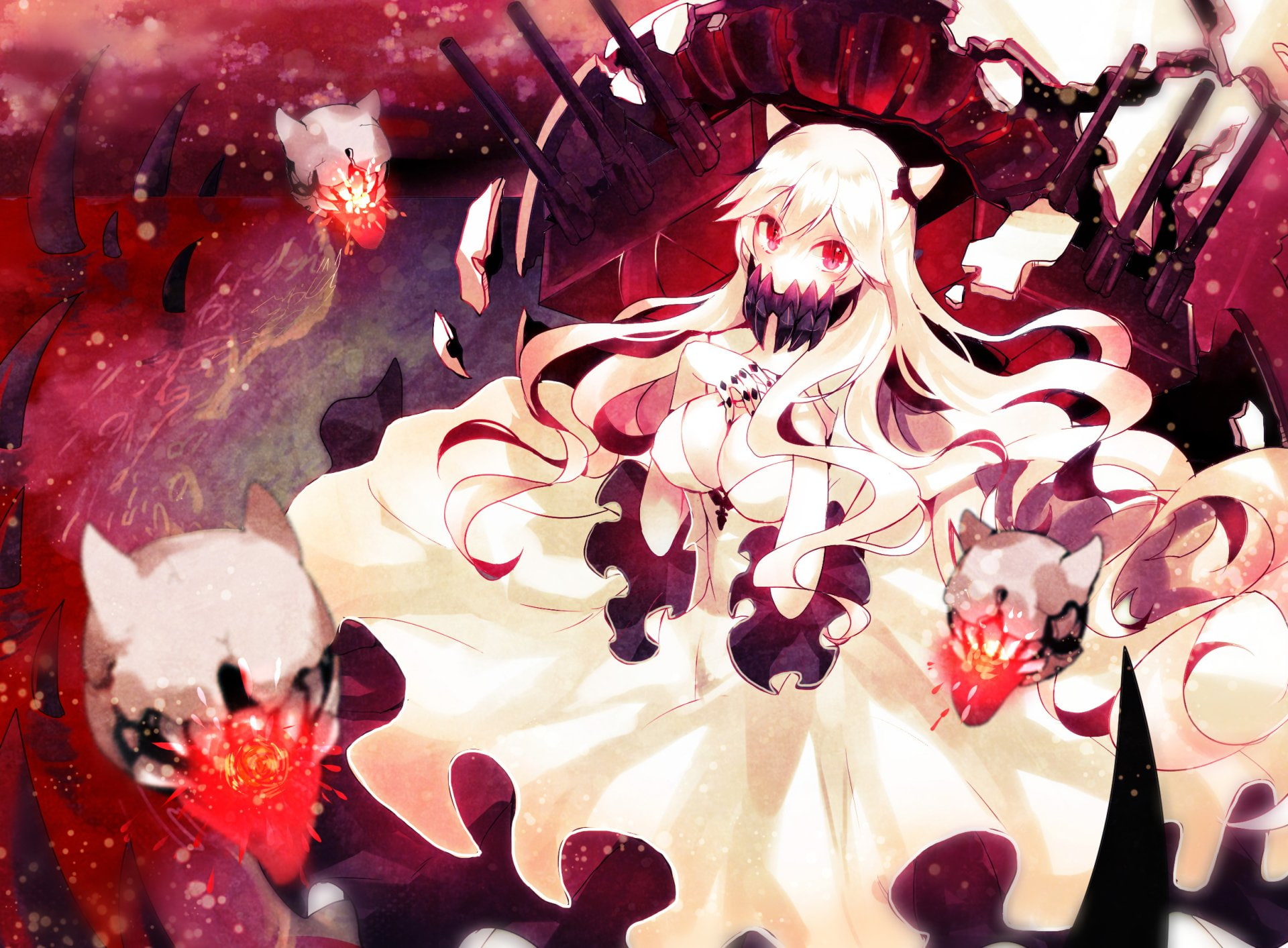 Kantai Collection, 1080P, Midway Hime, Anime, HD Wallpaper
