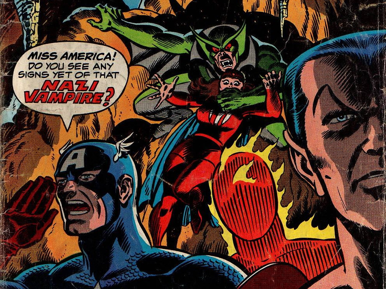 The Invaders, 720P, Captain America, Comics, Miss America (Marvel Comics), HD Wallpaper