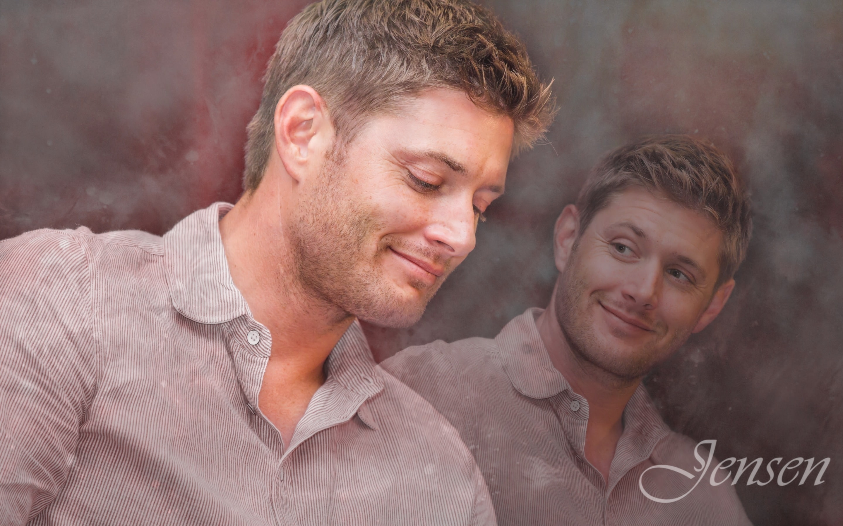 actors, cute, smile, jensen, ackles, celebrity, celebrities, celebs, 2K, HD Wallpaper