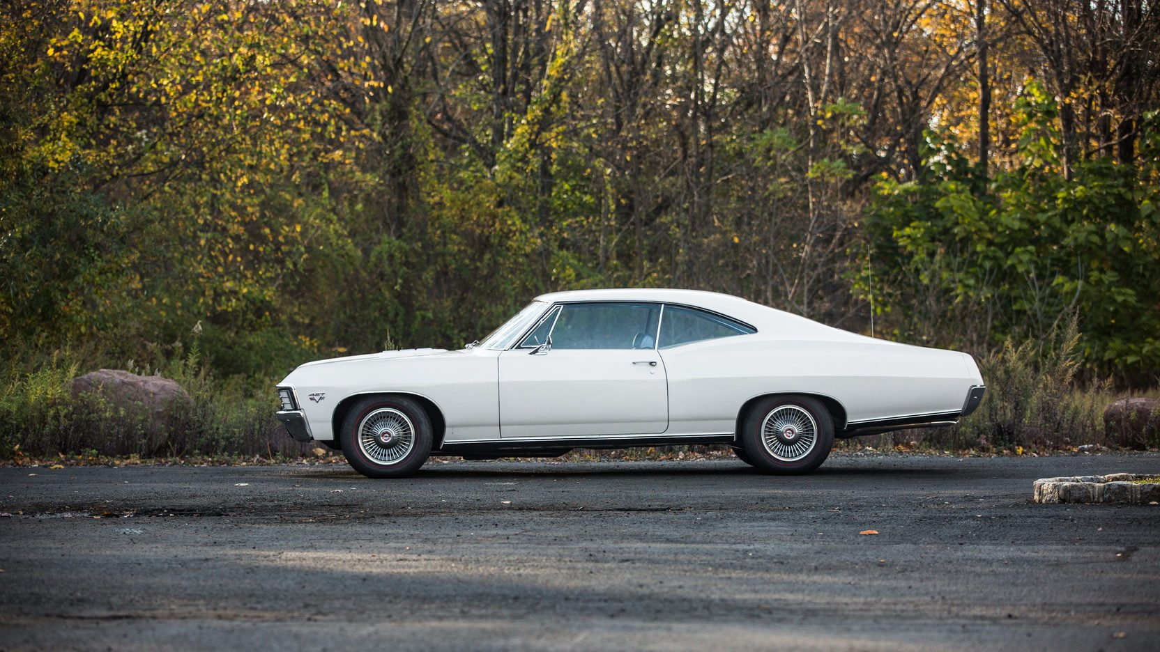 1967, (ss), chevrolet, impala, white, 720P, cars, HD Wallpaper