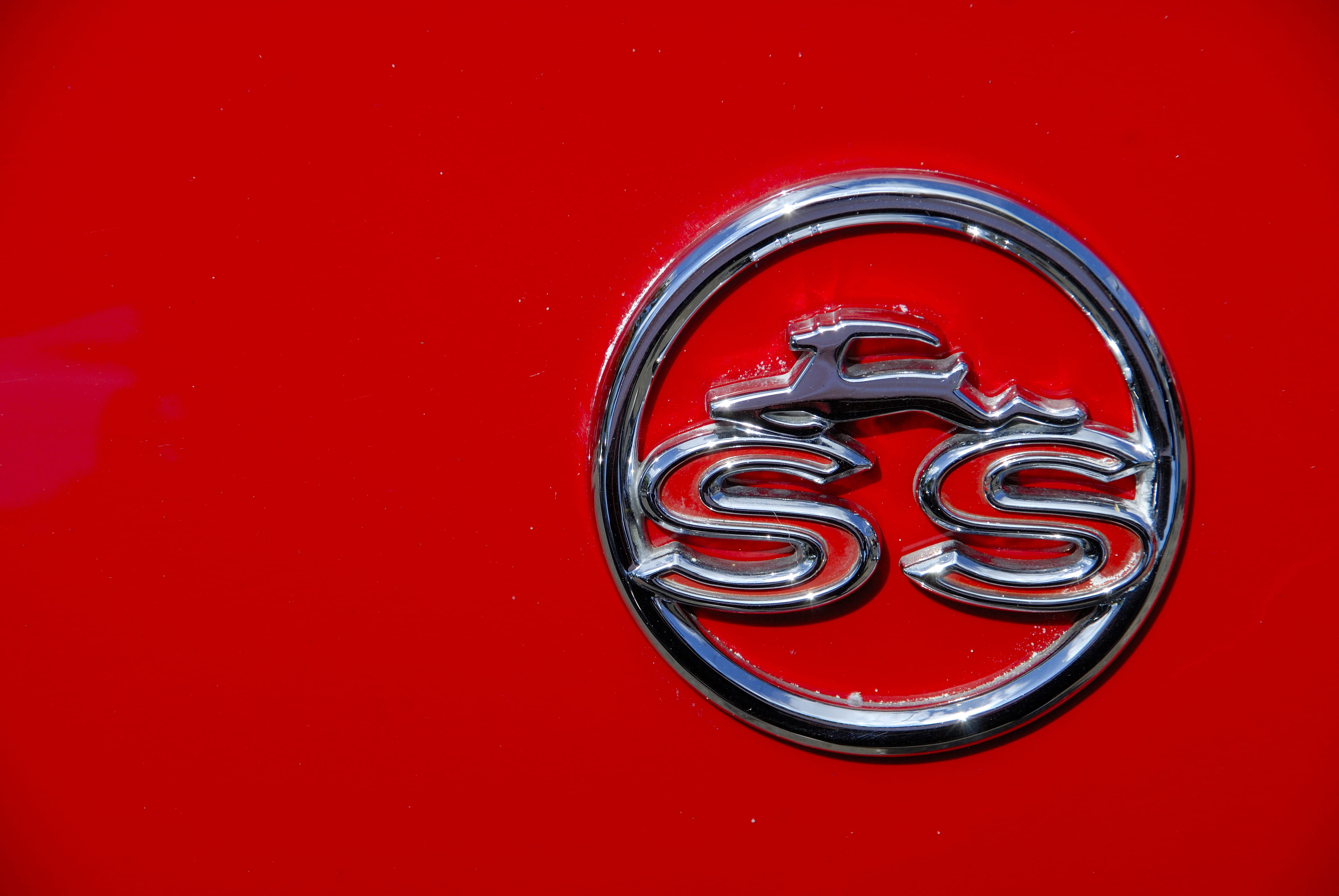emblem, no people, food and drink, shape, ss, red background, studio shot, number, silver colored, red, chrome, vehicle, colored background, car, sweet food, HD Wallpaper
