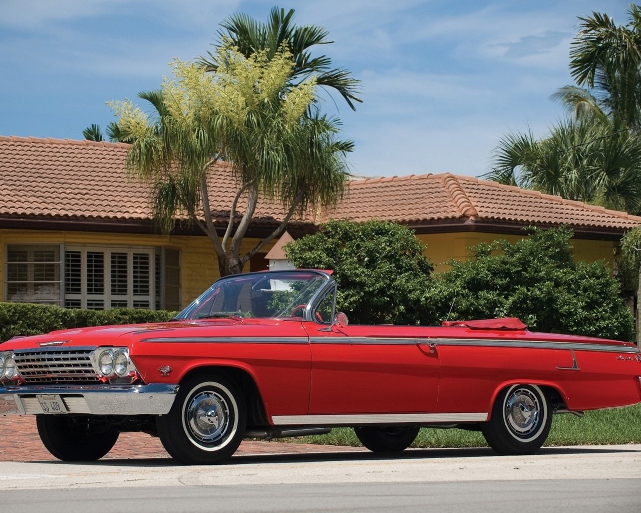 Chevrolet, 720P, 1962 Chevrolet Impala Ss, HD Wallpaper