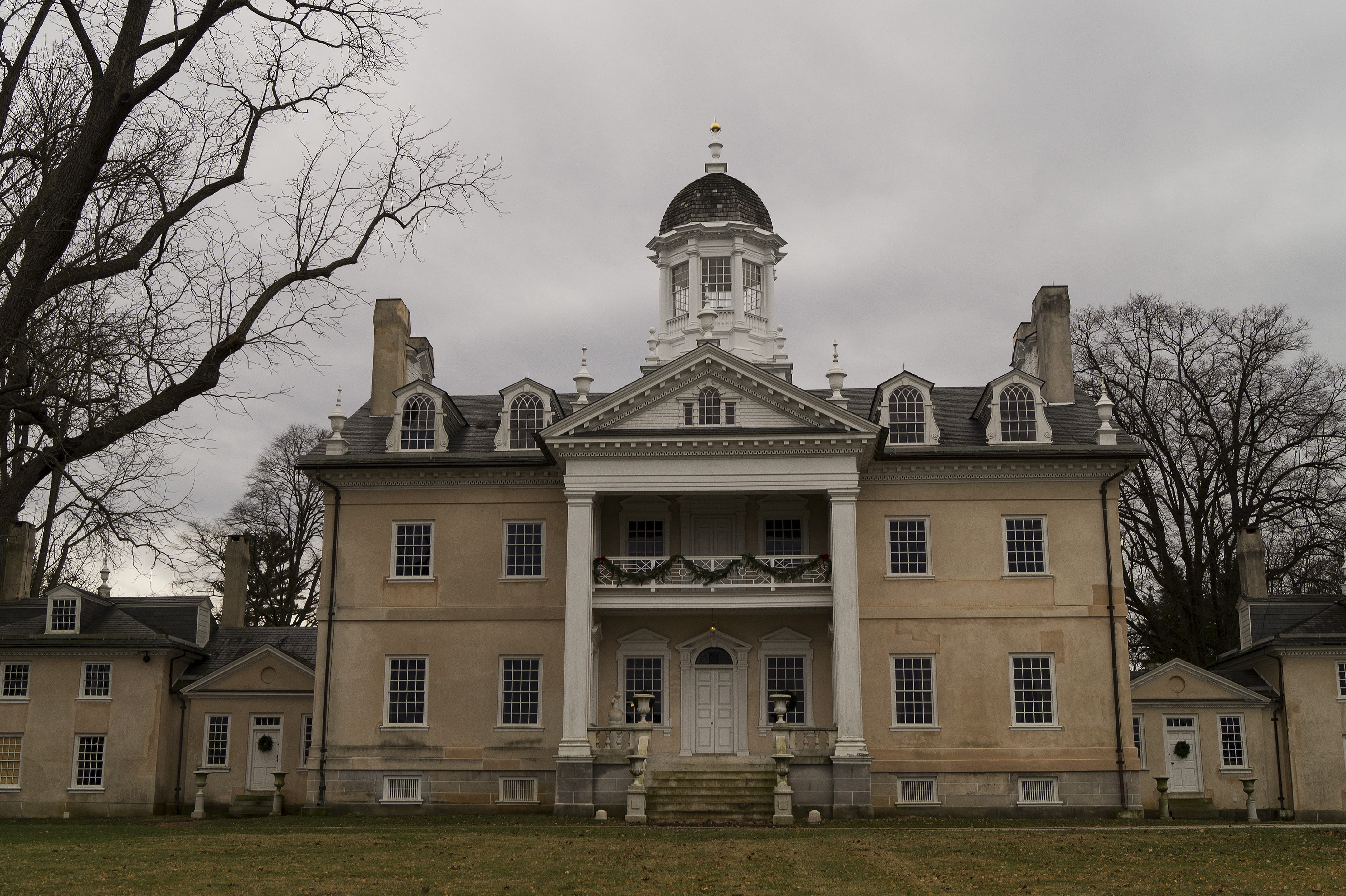 spire, luxury, nature, prestige, estate, investment, bare tree, hamilton mansion, upscale, heritage, famous, no people, 4K, architecture And Buildings, HD Wallpaper