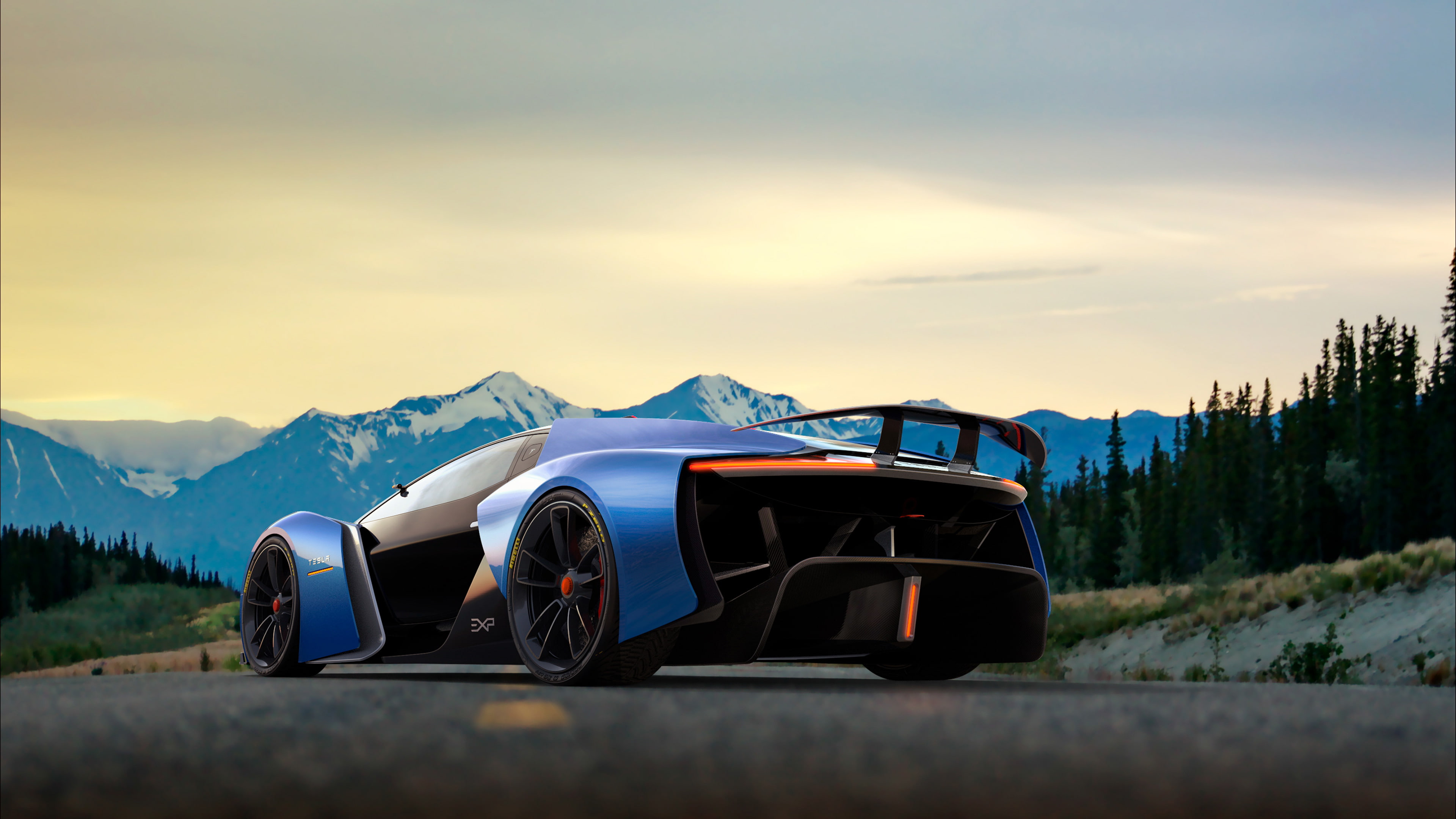 tesla, 4k, behance, hd, 4K, cars, HD Wallpaper