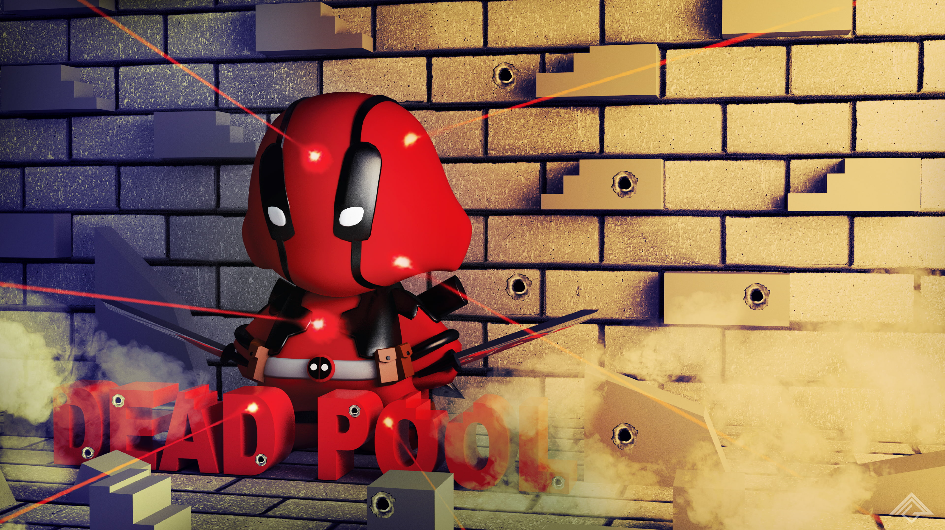 deadpool, 4K, artwork, artist, hd, funny, digital art, 4k, superheroes, behance, HD Wallpaper