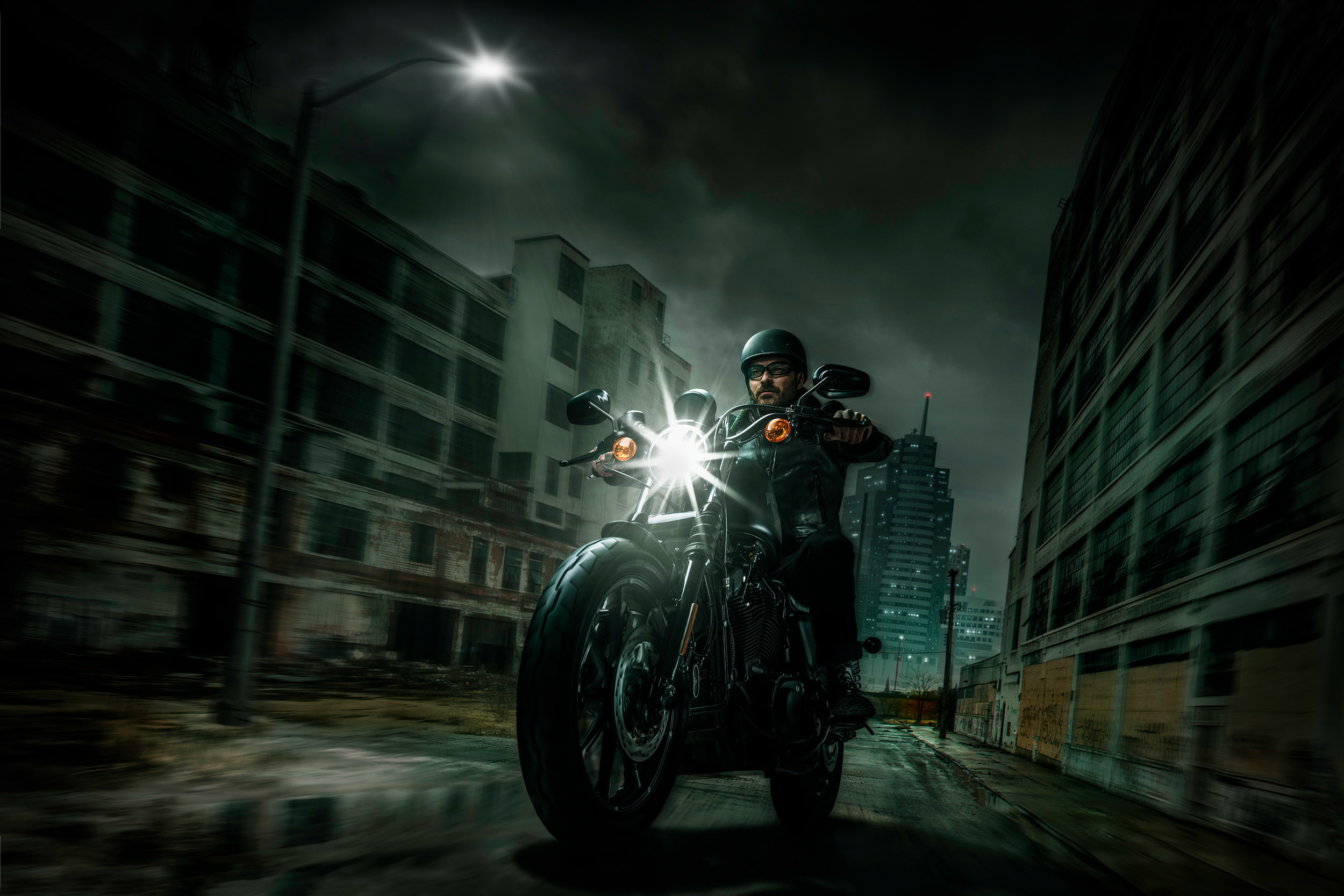 bikes, harley davidson, artwork, digital art, hd, 1080P, behance, artist, HD Wallpaper