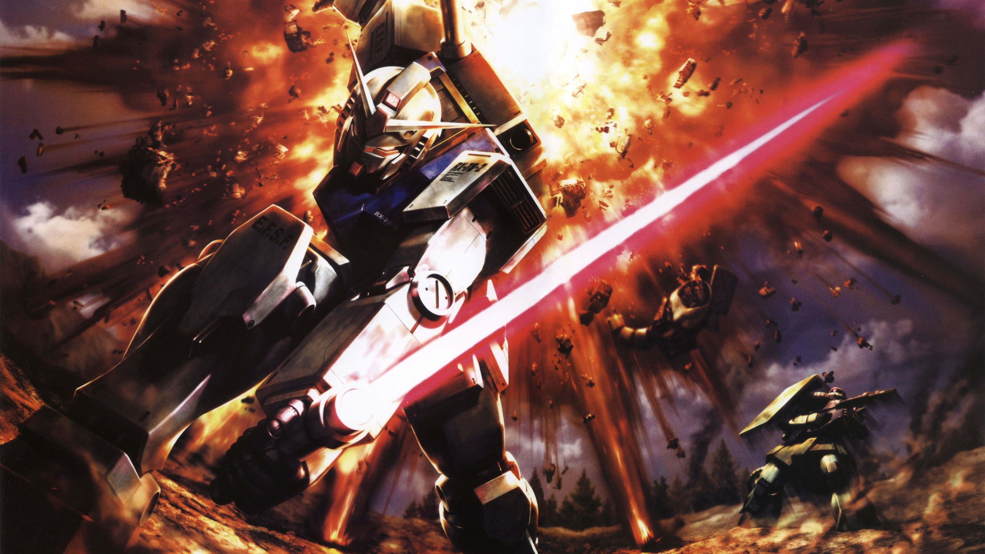burning, lifestyles, event, outdoors, flame, smoke - physical structure, robots, blurred motion, men, holding, gundam, real people, explosion, heat - temperature, HD Wallpaper