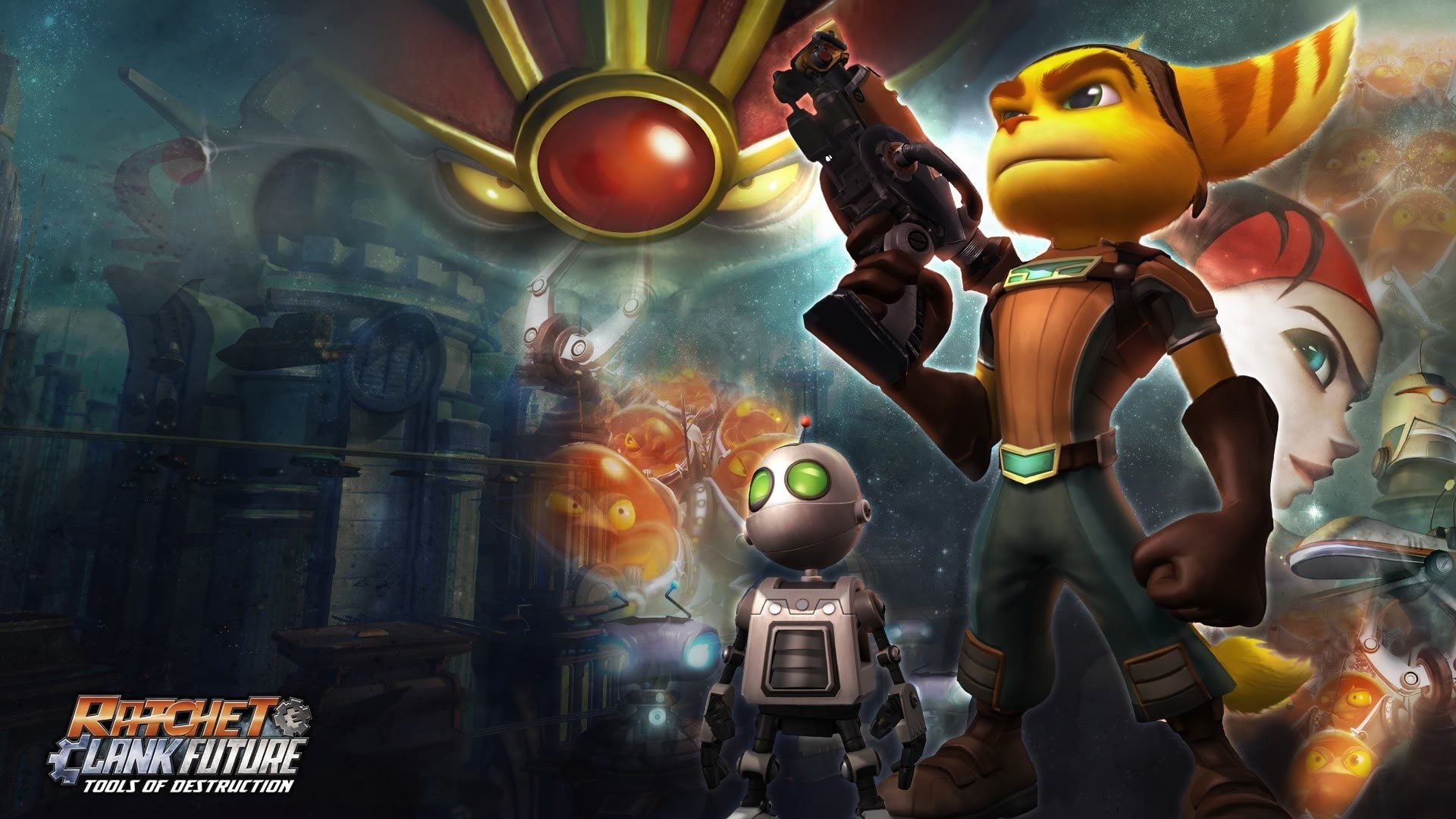 1080P, Ratchet and Clank, Ratchet and Clank Future: Tools of Destruction, HD Wallpaper