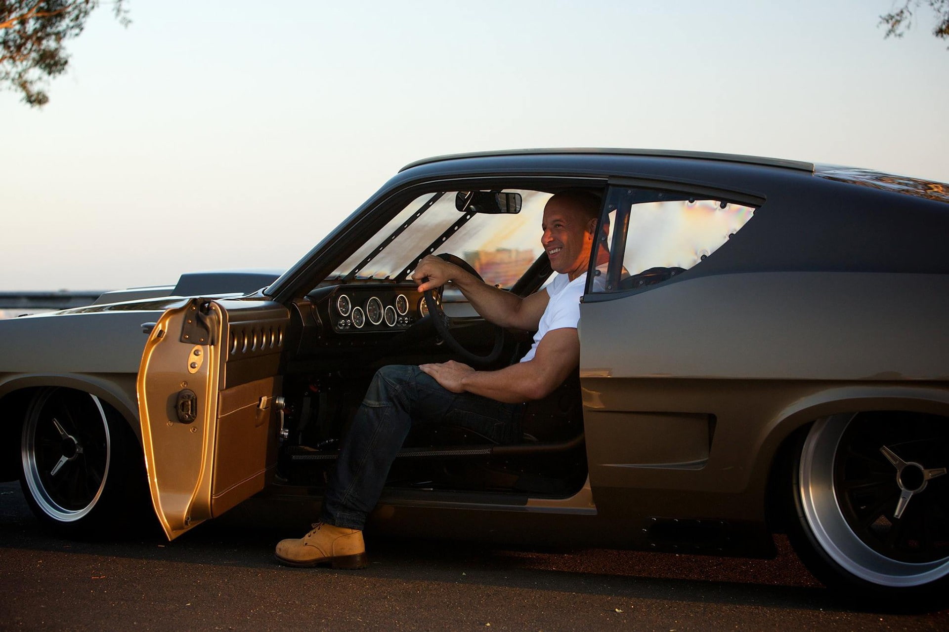 Vin Diesel, car, 1080P, HD Wallpaper