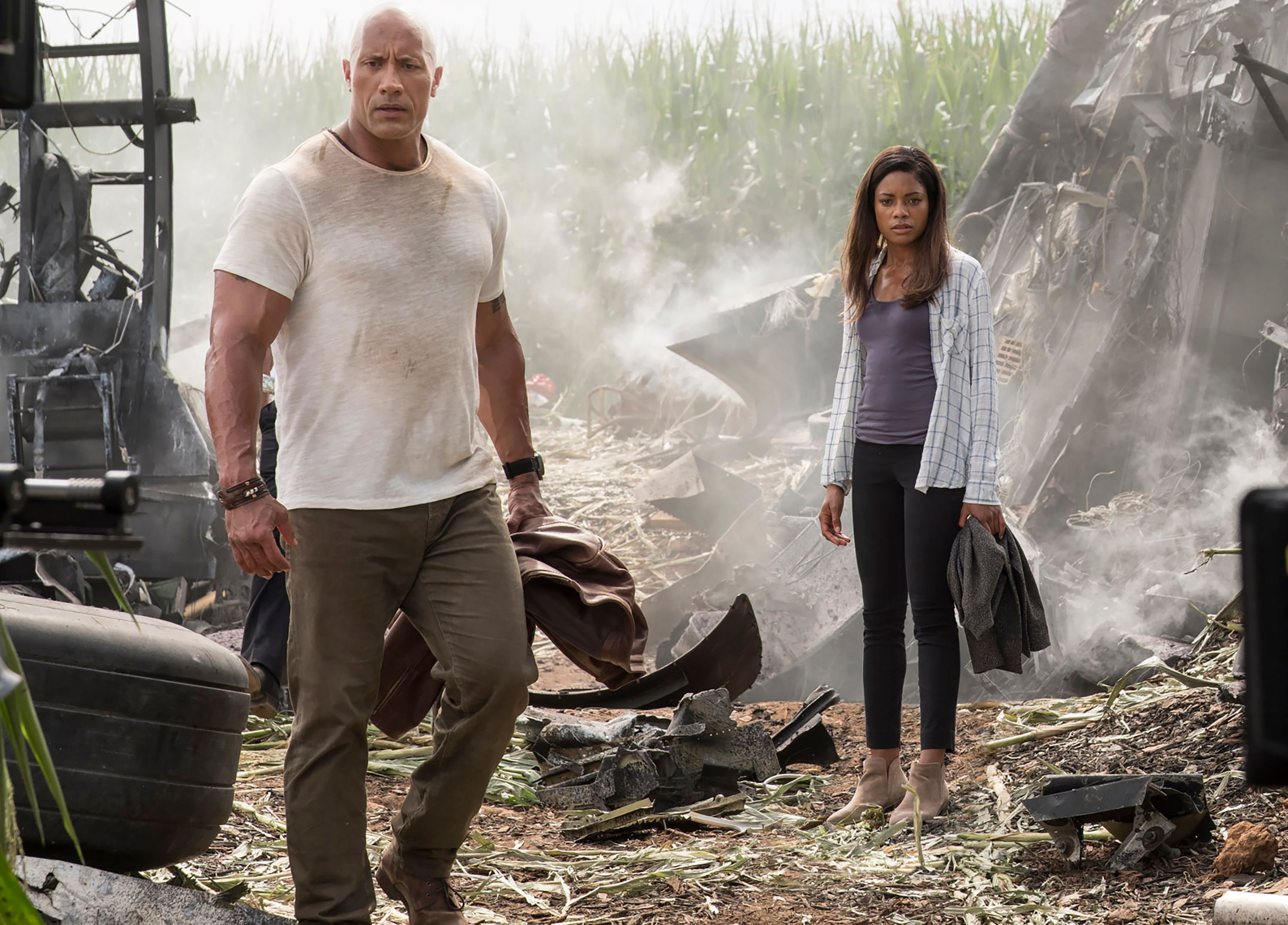harris, 2K, dwayne, rampage, naomie, johnson, HD Wallpaper