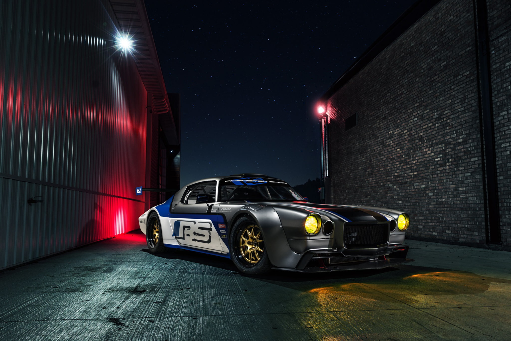 Front, 750HP, 1080P, Night, Car, Chevrolet, Race, Camaro, Rampage, HD Wallpaper