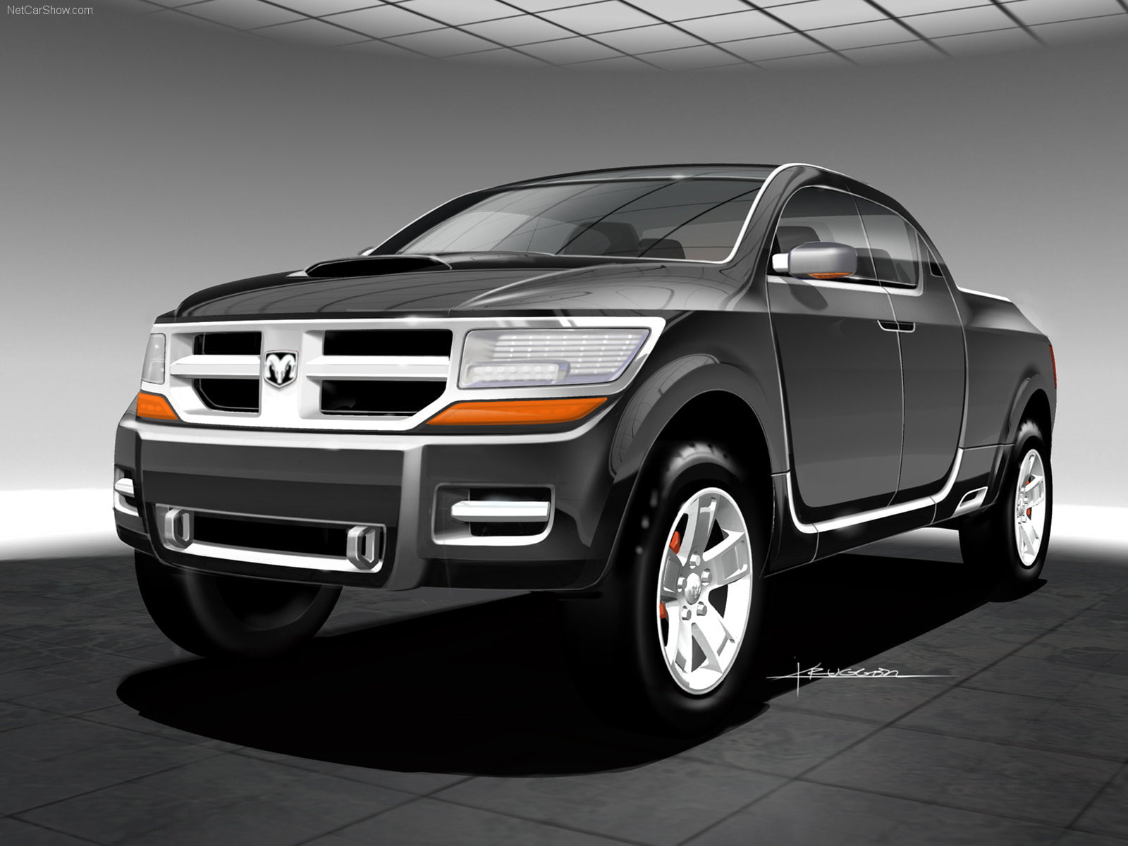 rampage, dodge, 2006, 720P, concept, HD Wallpaper