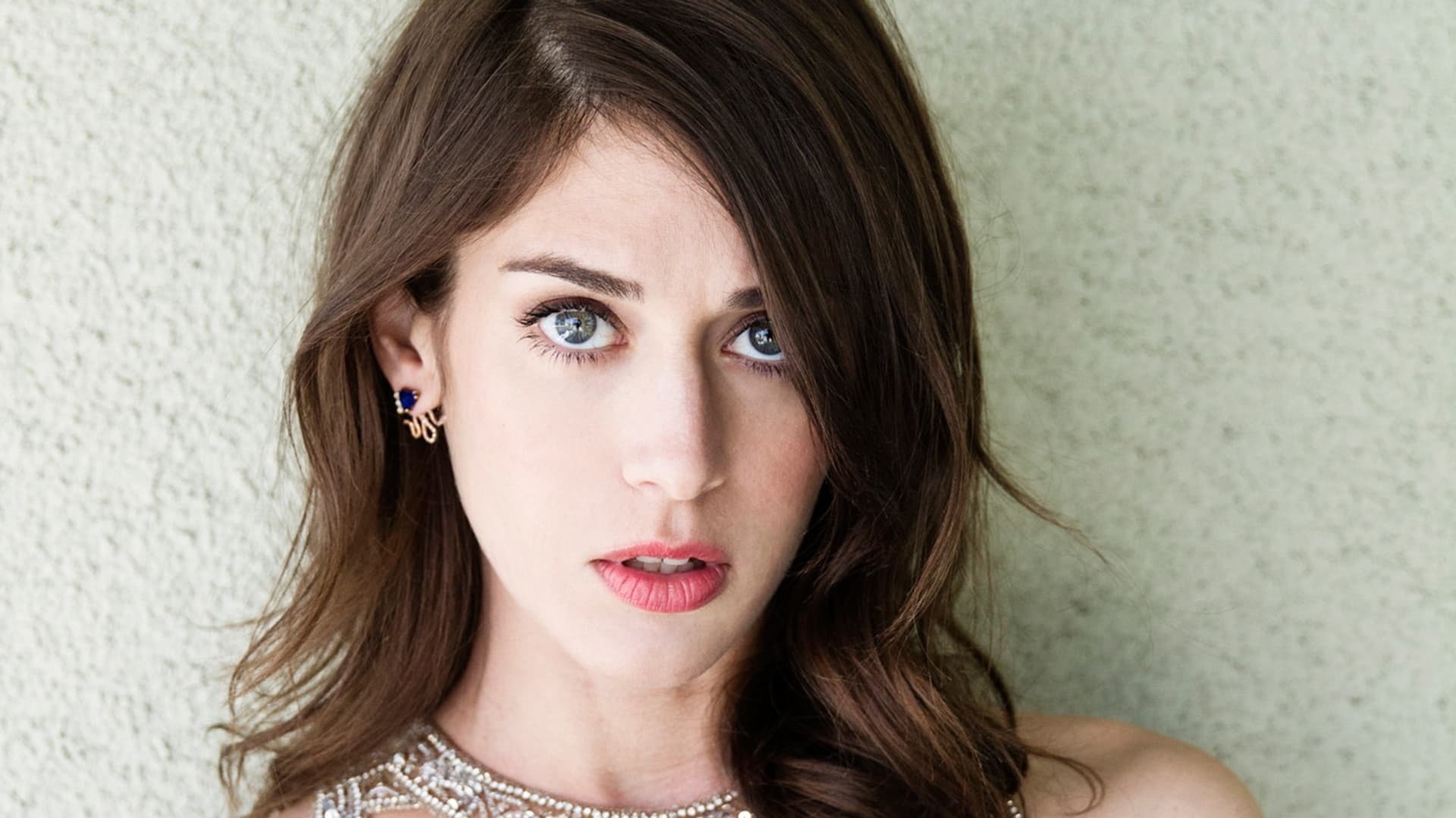 Brunette, Lizzy Caplan, Face, Actresses, Actress, 1080P, HD Wallpaper